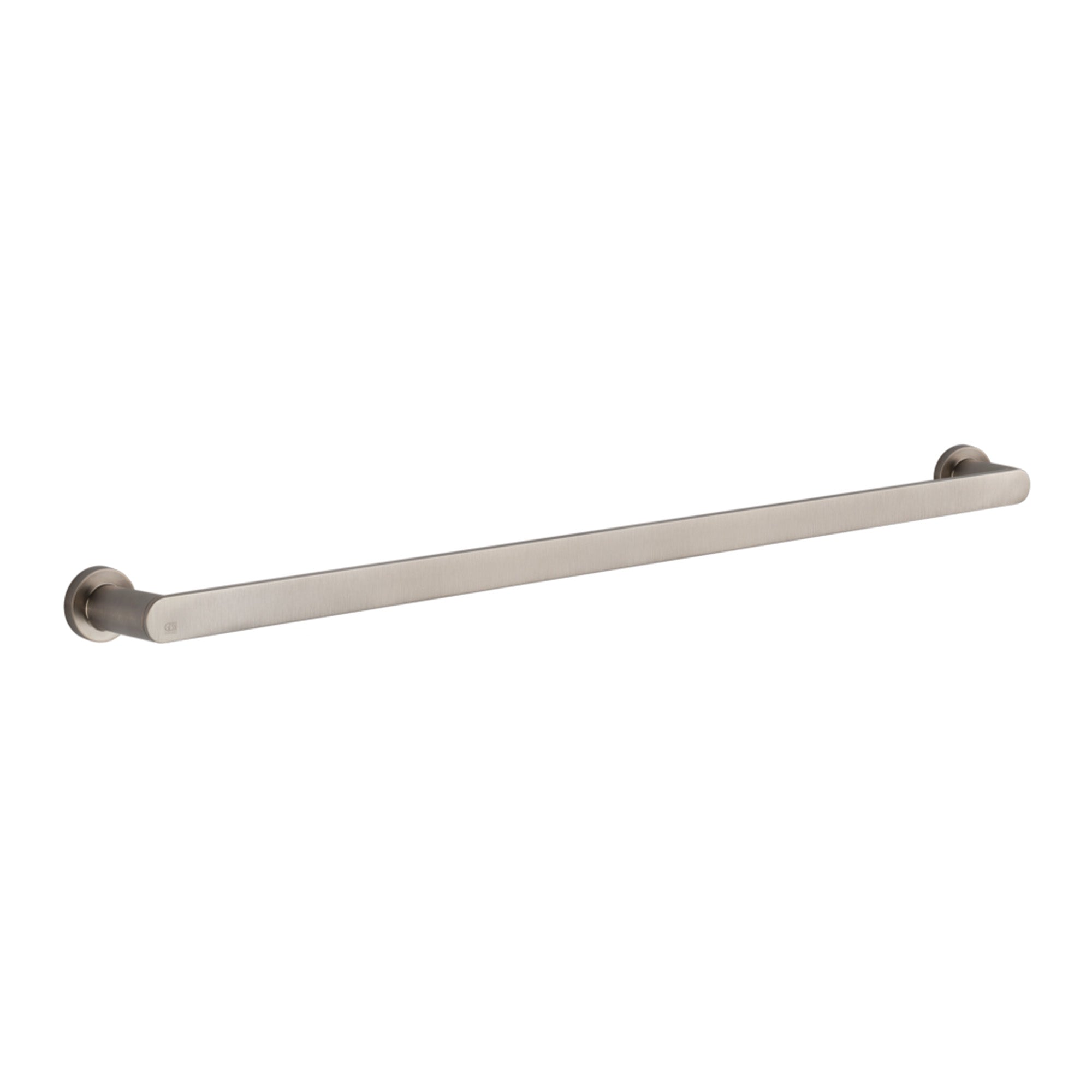 gessi emporio single towel rail 600mm finox brushed nickel