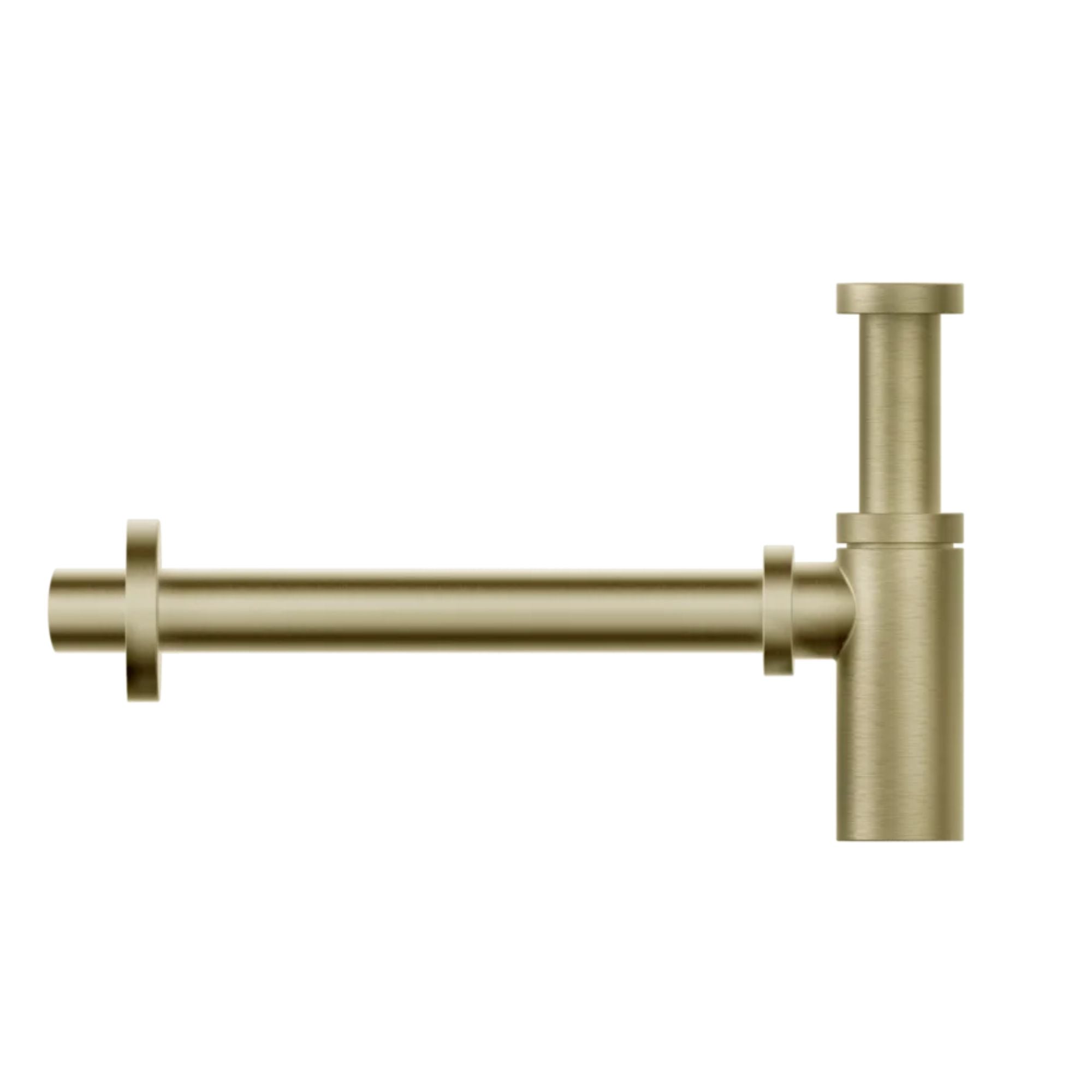 Gessi Manzoni Basin Bottle Trap Brass Brushed Deluxe Bathrooms