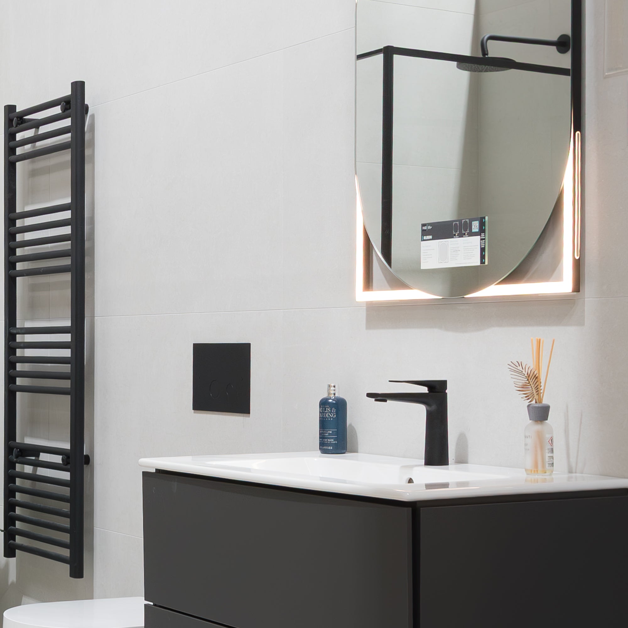 Ghent White Anti-Slip Porcelain Tile 60x120cm Matte