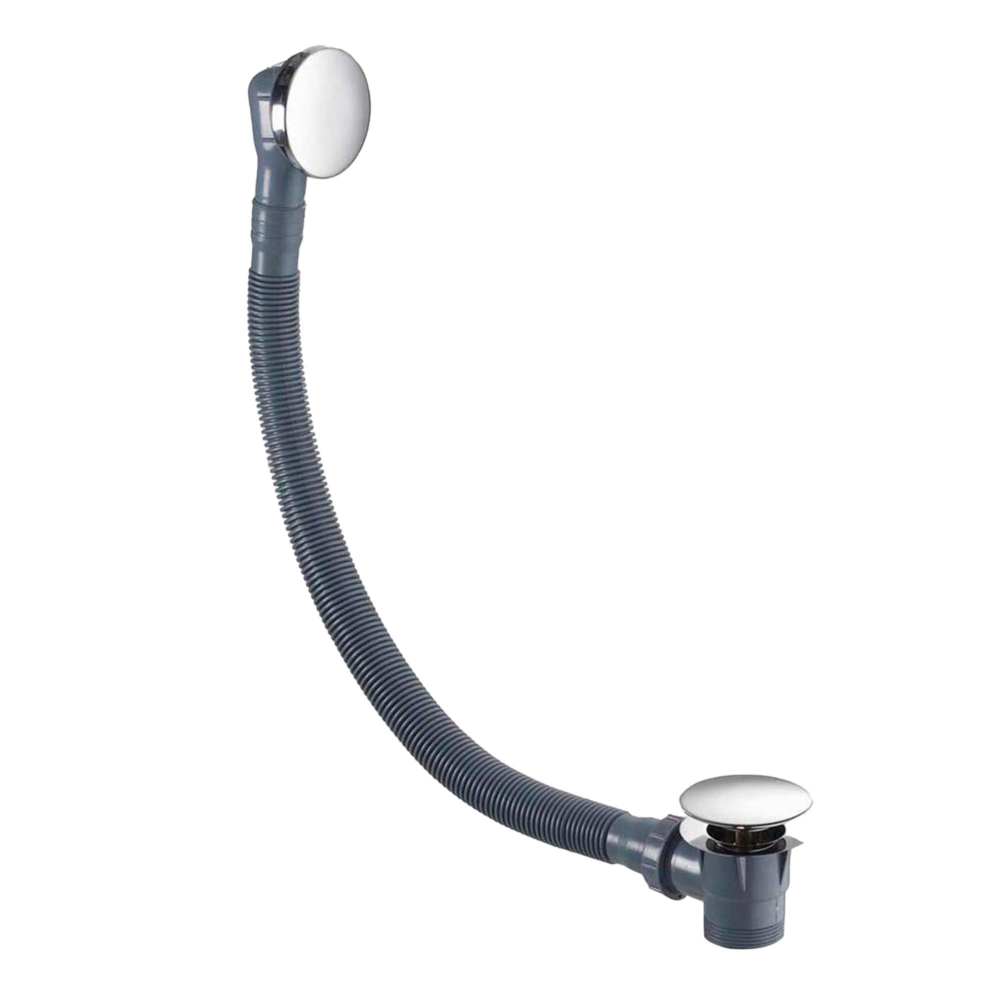 granlusso easy clean bath waste chrome