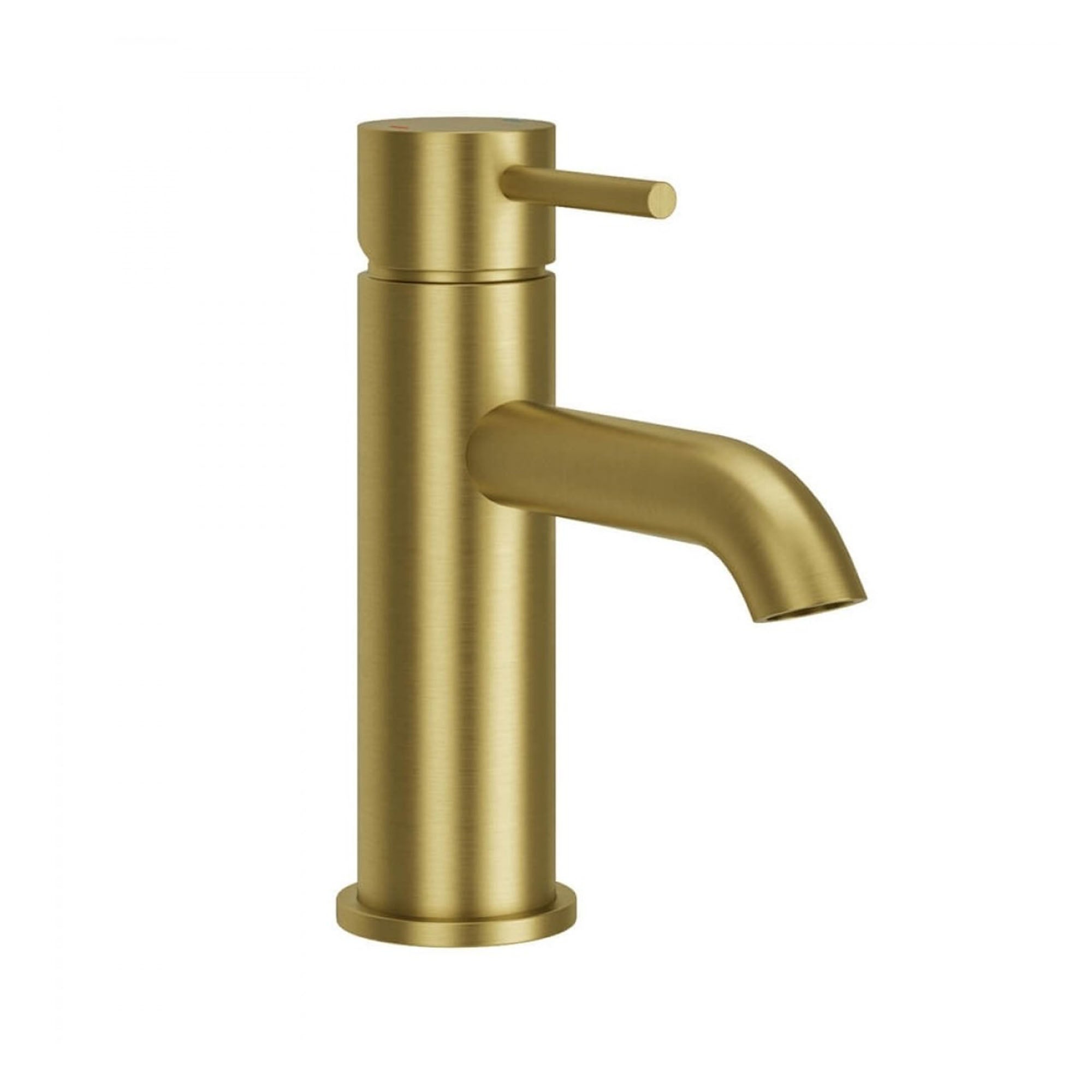 granlusso portofino basin mixer brushed brass