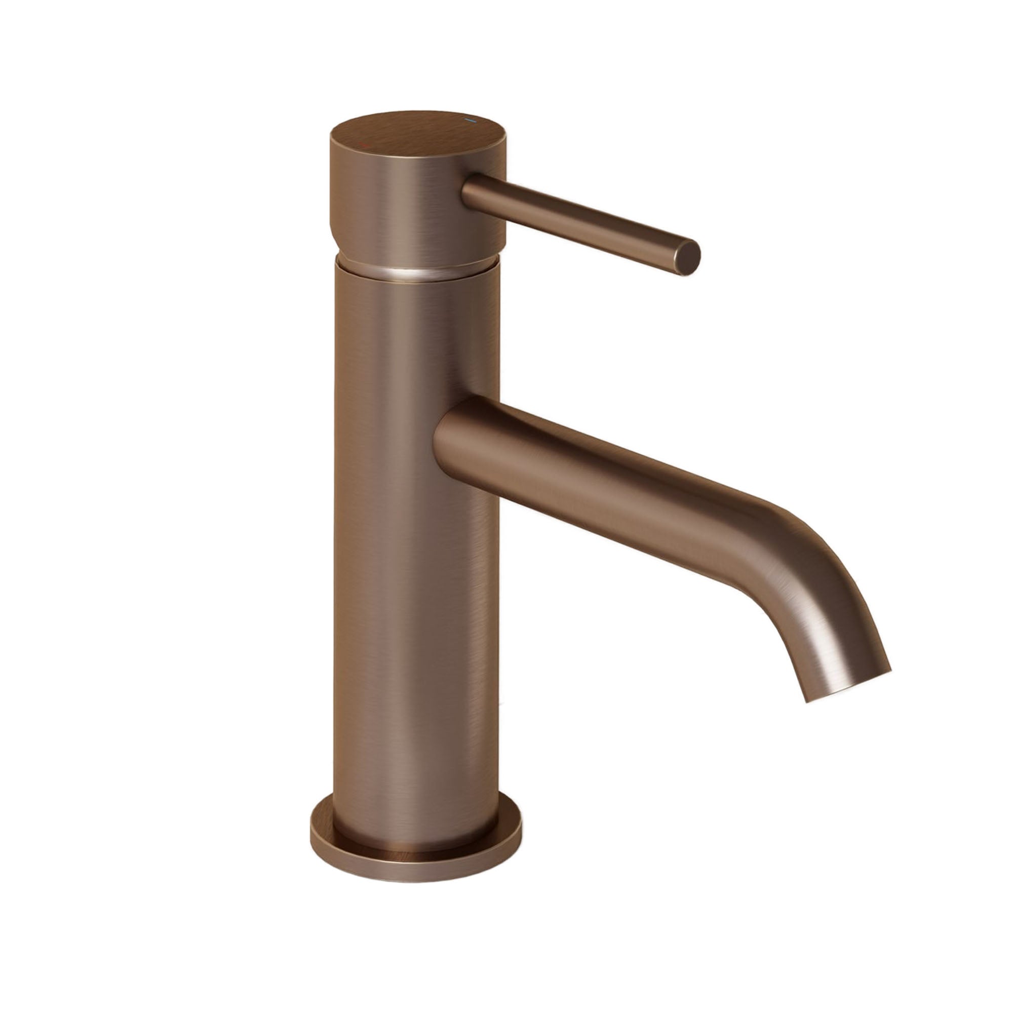 granlusso portofino basin mixer brushed bronze