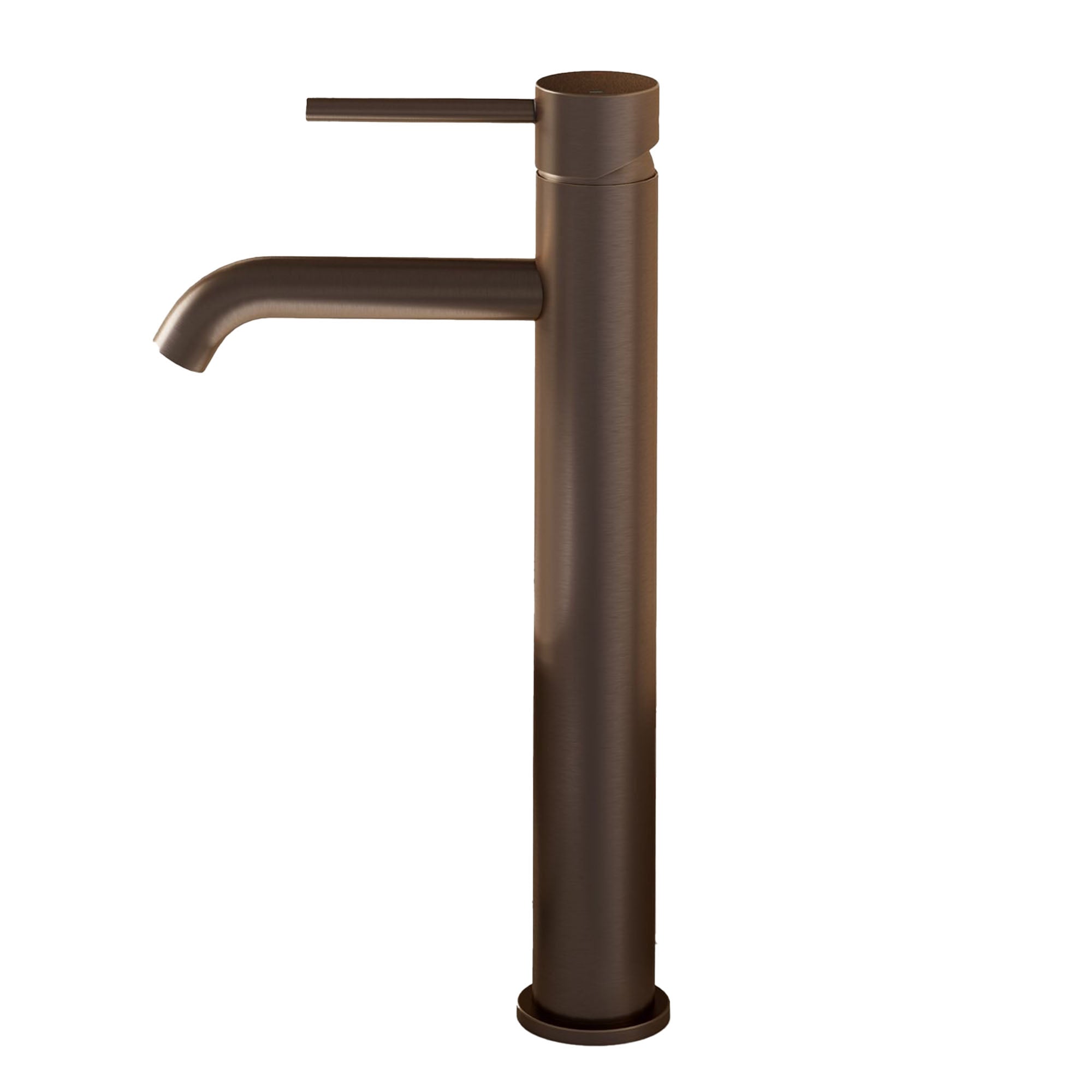 granlusso portofino tall basin mixer brushed bronze