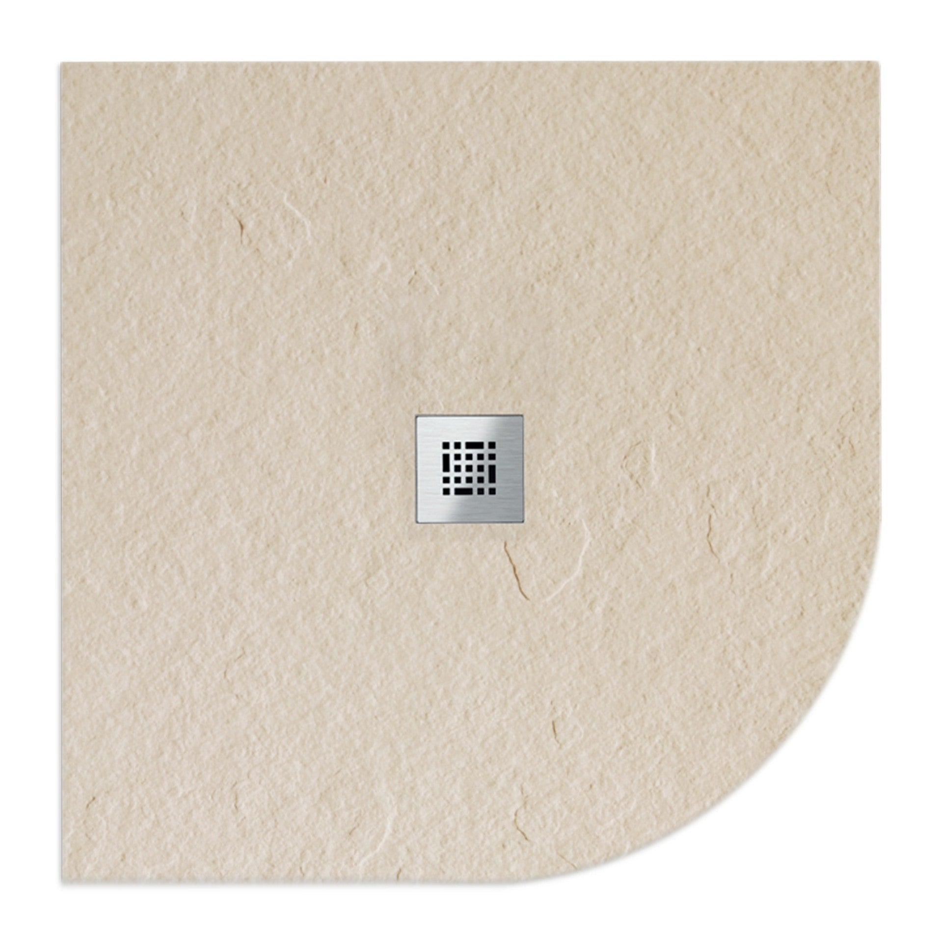 Granlusso Slim Quadrant Slate Shower Tray sand
