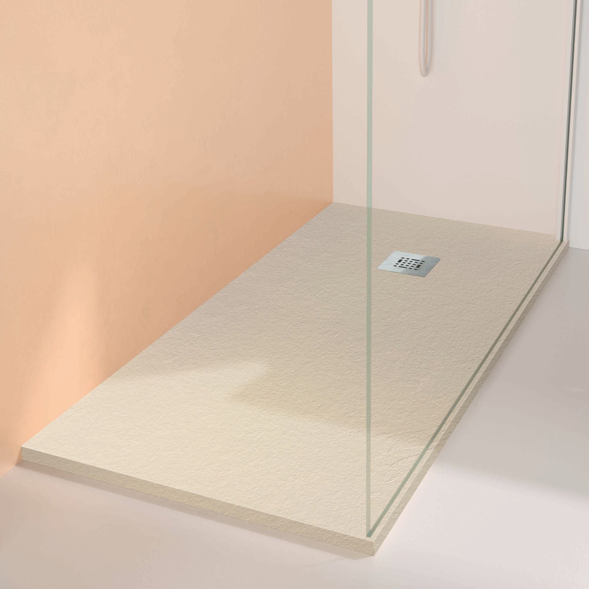 Granlusso Slim Slate Shower Tray - Sand