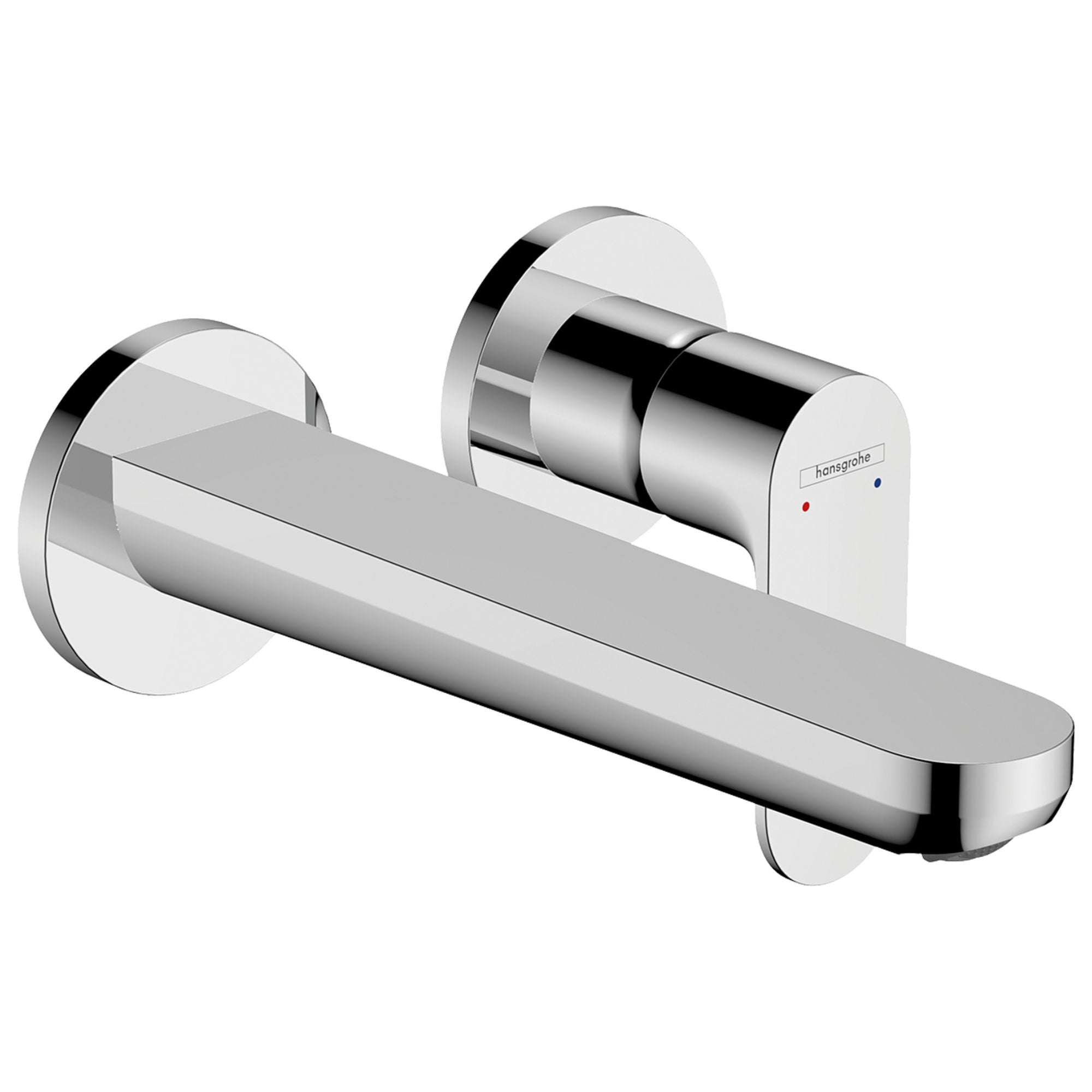 Hansgrohe Rebris S Wall Mounted Single Lever Basin Mixer Tap - Chrome