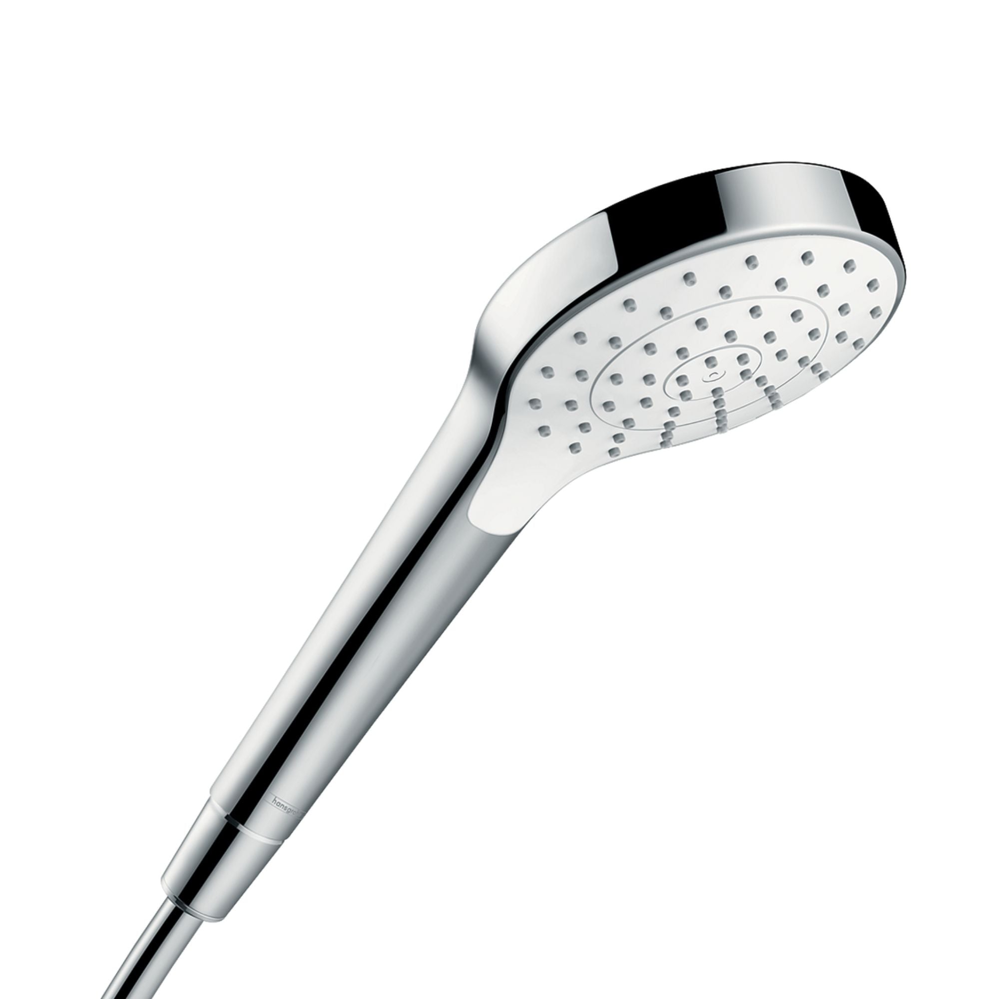 Hansgrohe Round 2 Outlet Thermostatic Shower Valve With Croma 180 Overhead and Handset - Chrome