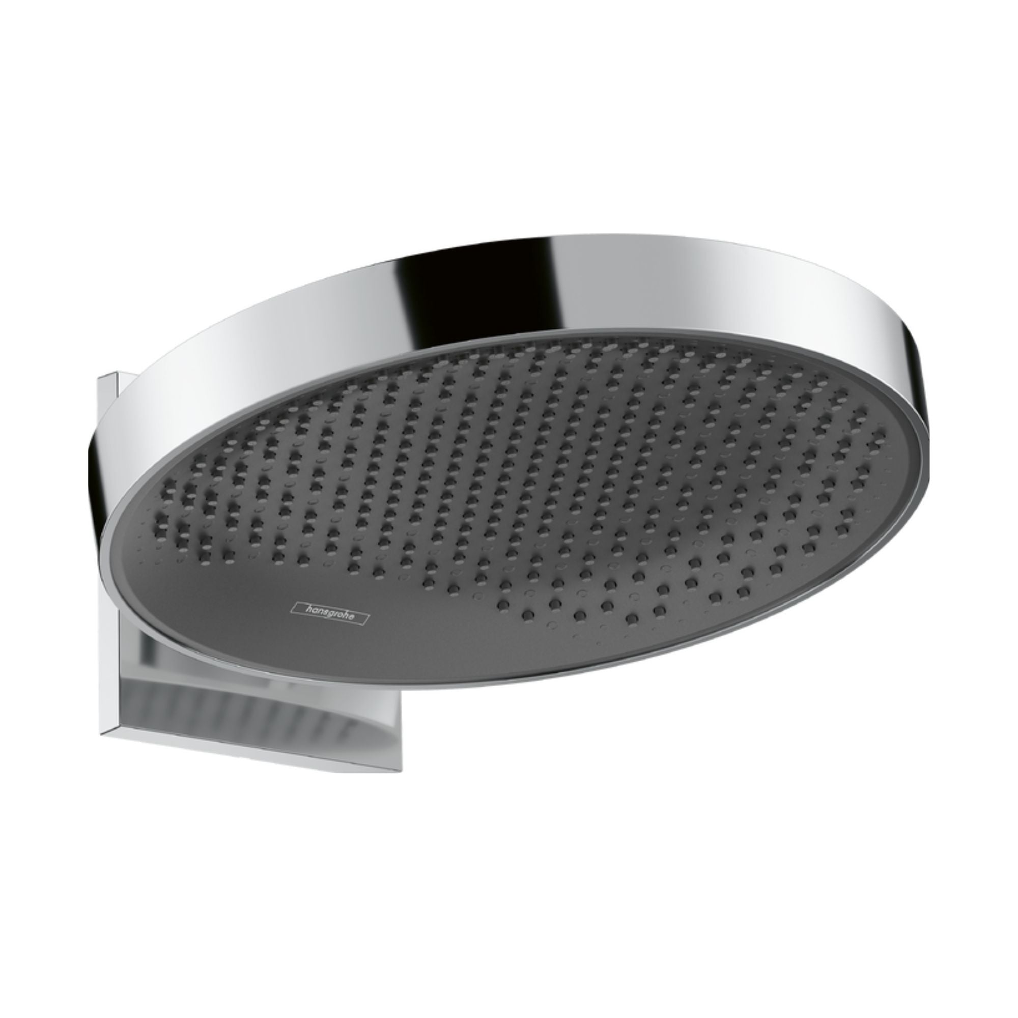 Hansgrohe Square 2 Outlet Thermo Valve, Rainfinity 360 Shower Head & Slide Rail Kit - Chrome