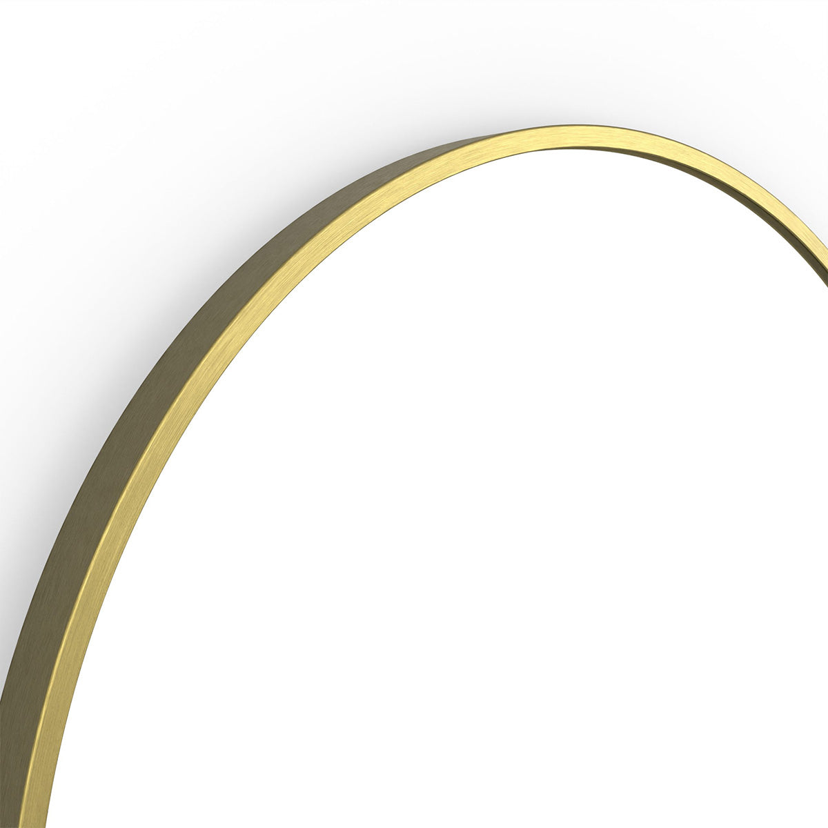 harbour capsule mirror 50x80cm brushed brass