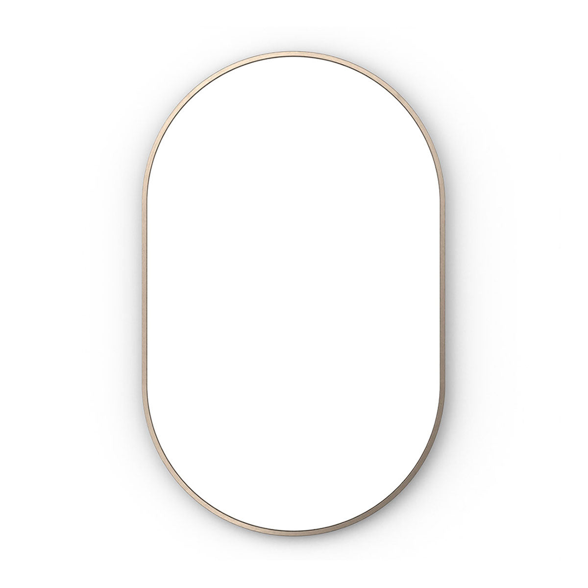 harbour capsule mirror 50x80cm brushed bronze