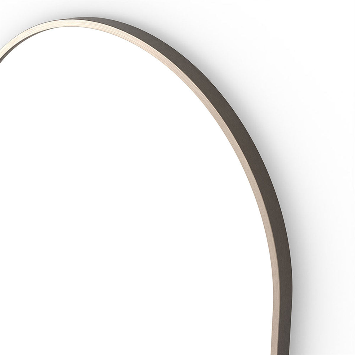 harbour capsule mirror 50x80cm brushed bronze