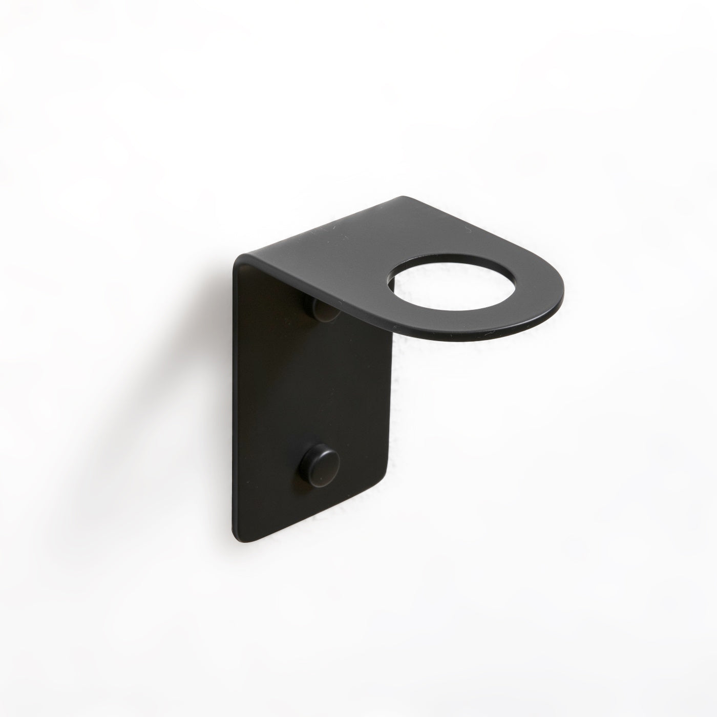 harbour soap bottle holder 1 hole matt black