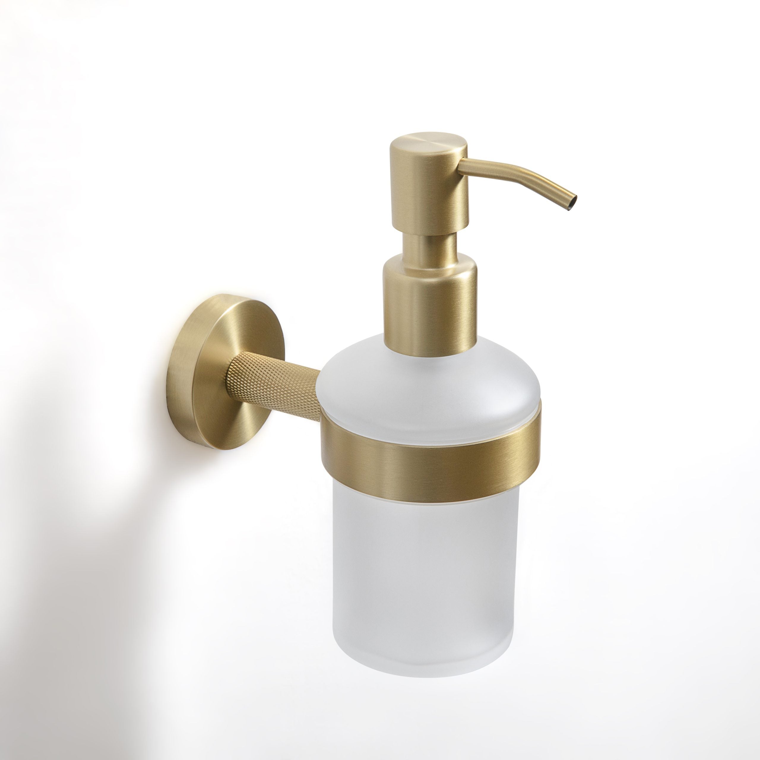 harbour soap dispenser brushed brass