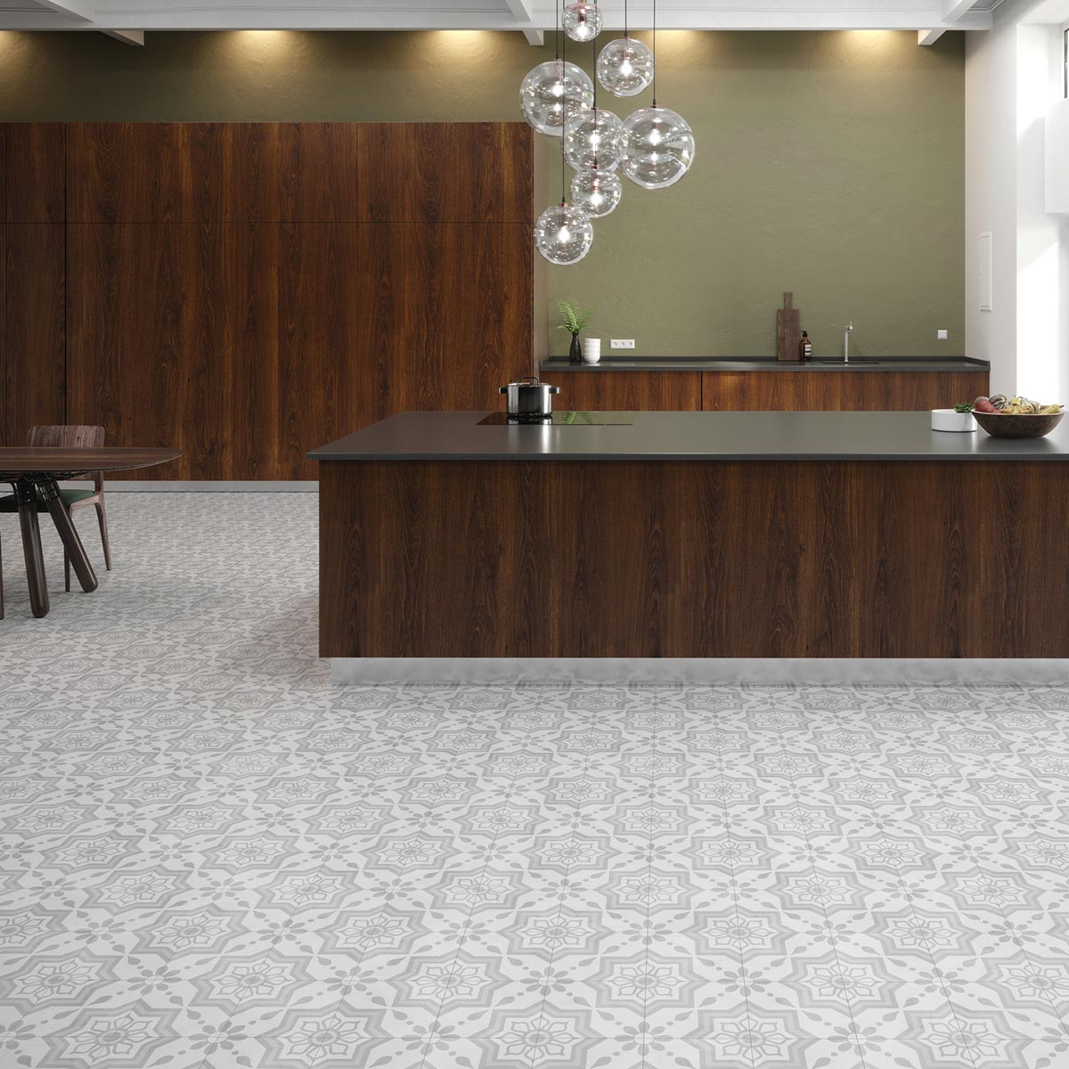 Cuban Silver Sky Matt Porcelain Tile 22 x 22cm