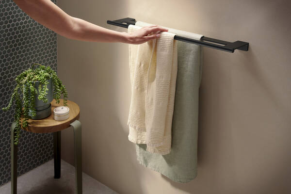 Hansgrohe AddStoris S Double Bath Towel Rail