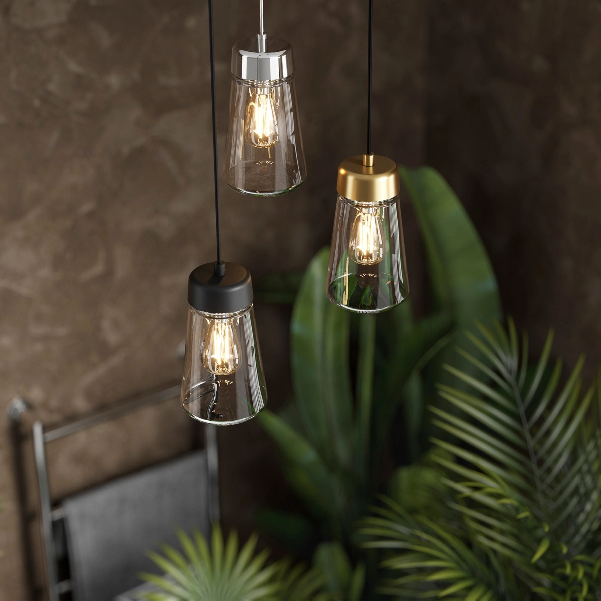 HiB Summit Pendant Light With Retro-Styled LED Lamp - Each