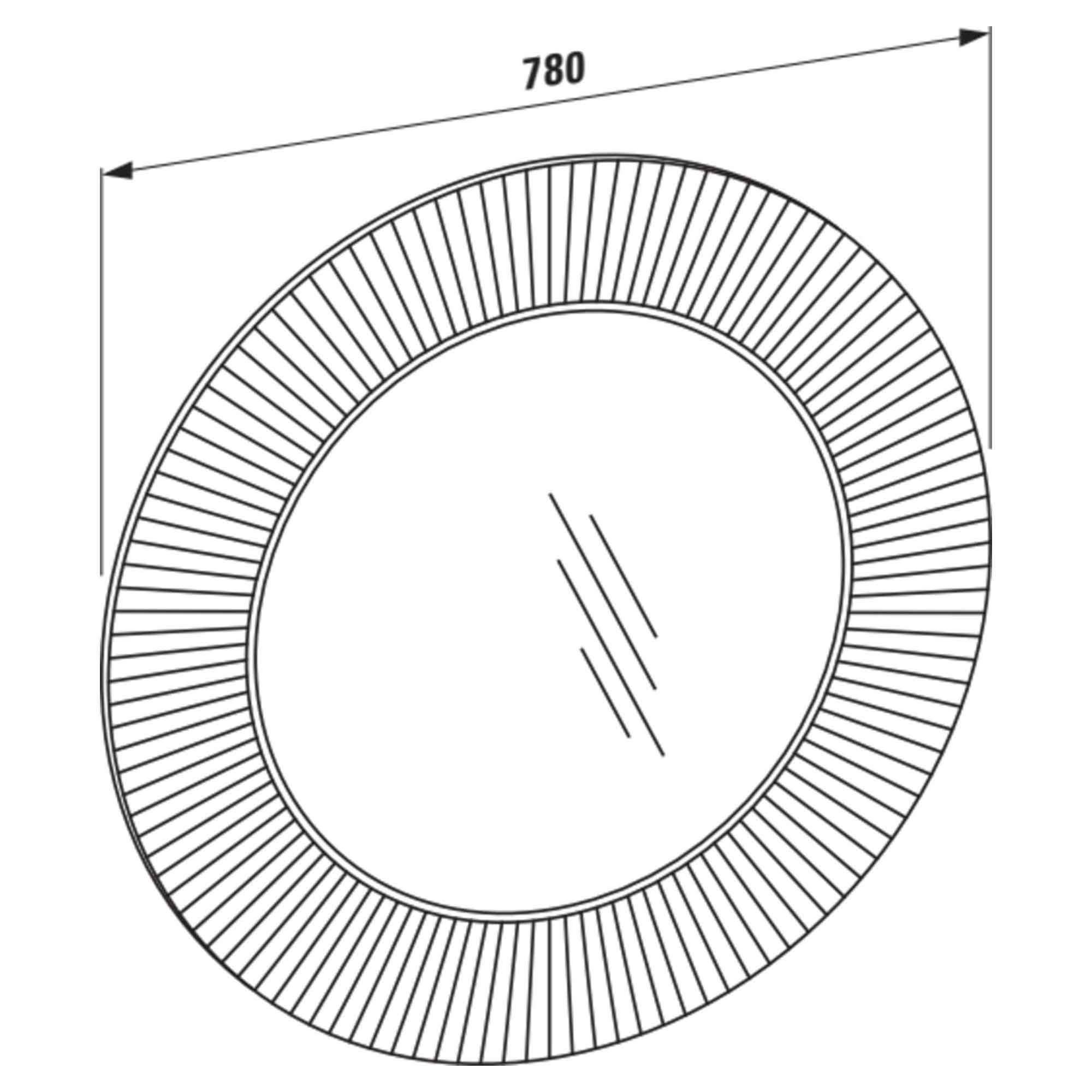 laufen kartell 780 all saints round led bathroom mirror dimensions