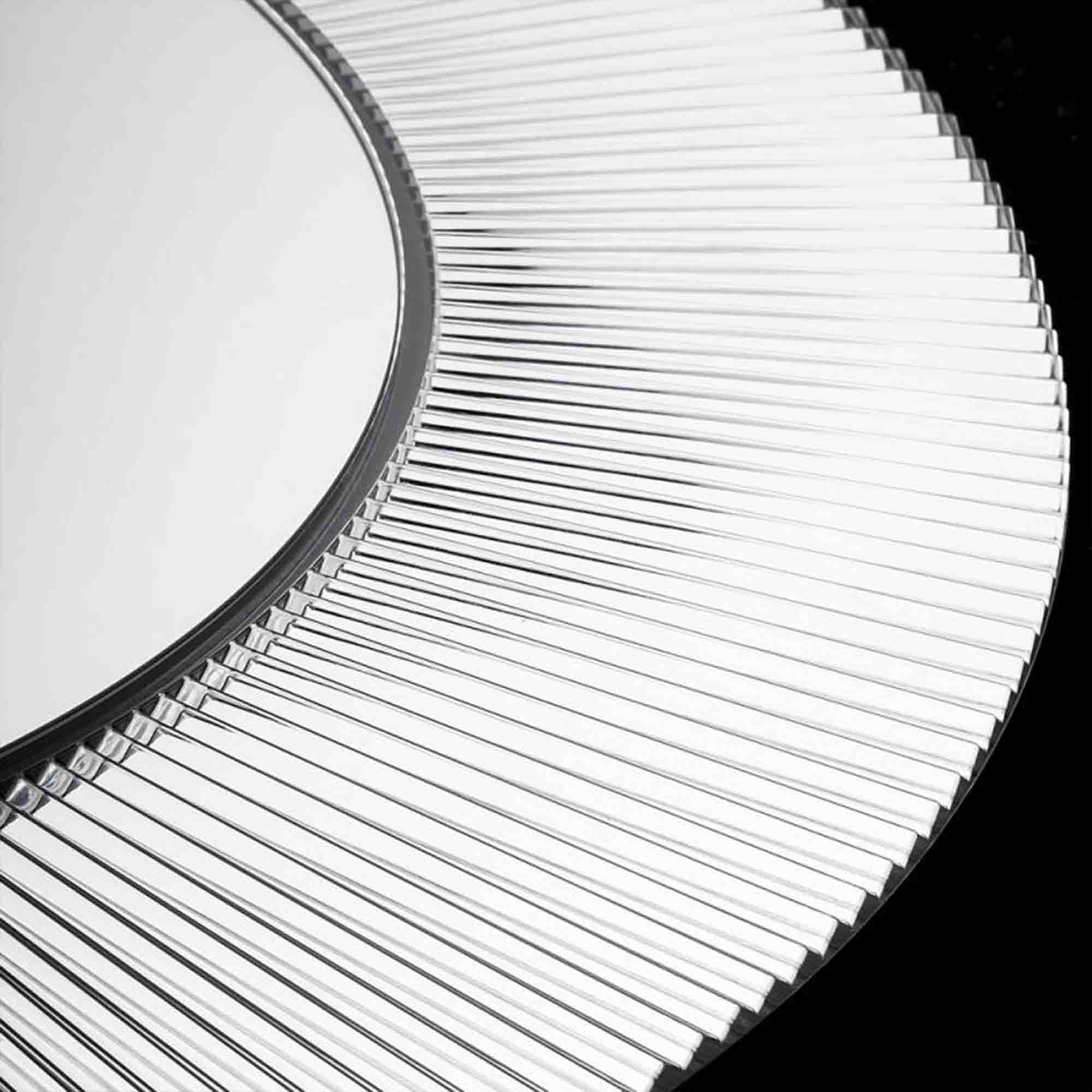 laufen kartell 780 all saints round led bathroom mirror transparent crystal