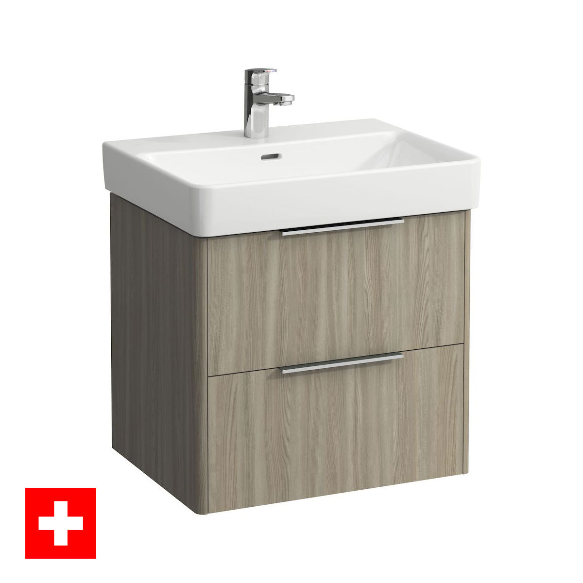 Laufen pro S Base Two Drawer Wall Hung Vanity Unit With Washbasin