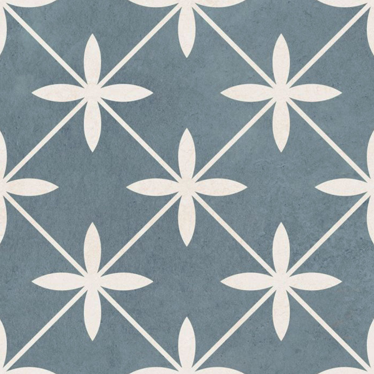 York Blue Floor And Wall Tile 33cm x 33cm