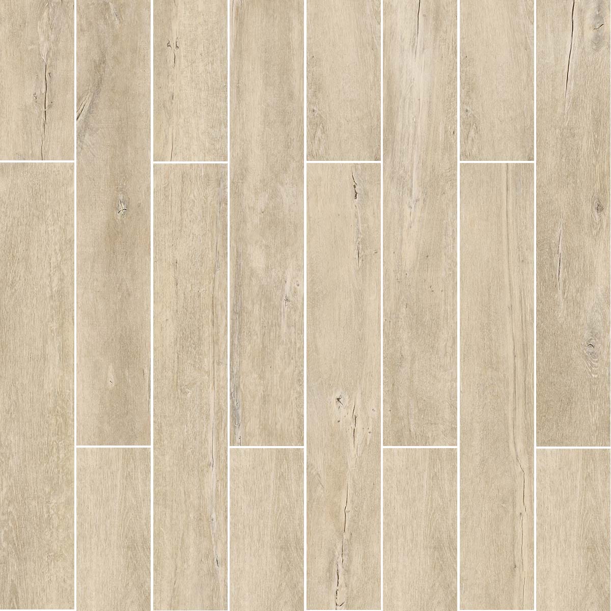 LENK Maple Wood Effect Porcelain Tile 20x120cm Matt Pattern