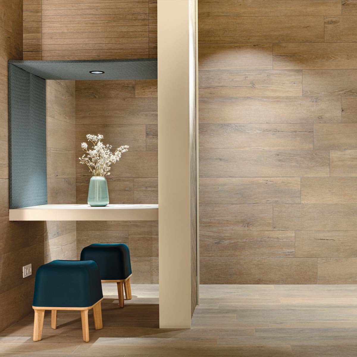 lenk taupe wood effect tile main 20x120cm lifestyle