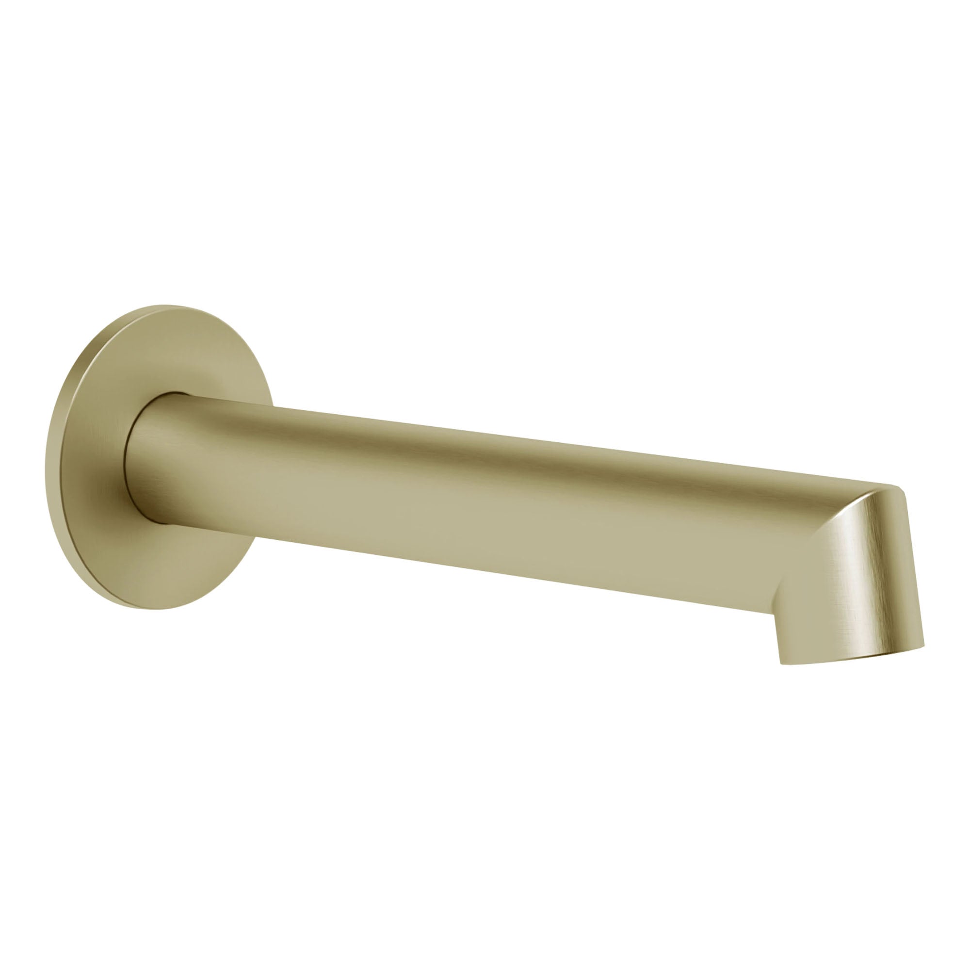 manzoni bath spout brushed brass