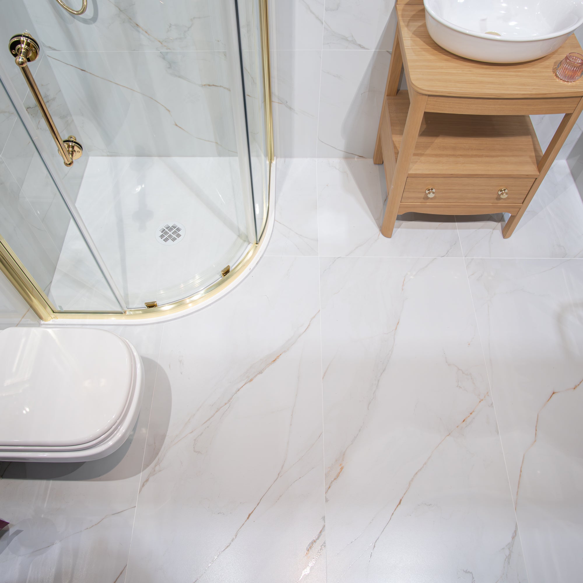 Marmi Oro Supremo 4D Marble Effect Porcelain Tile 60x120cm Matt