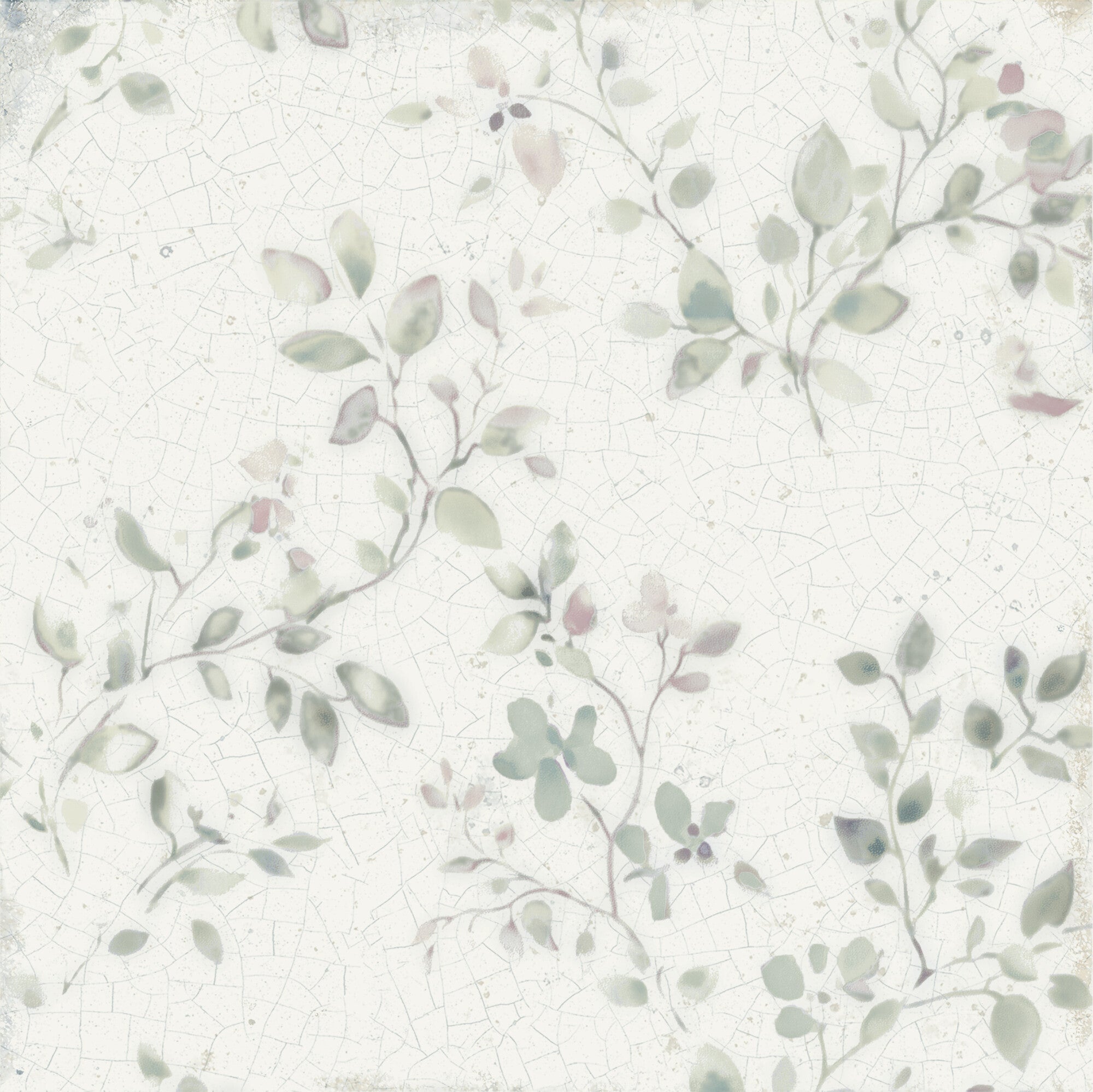 Mayolica Bloom Pattern Wall Tile 15x15cm Gloss Deluxe Bathrooms