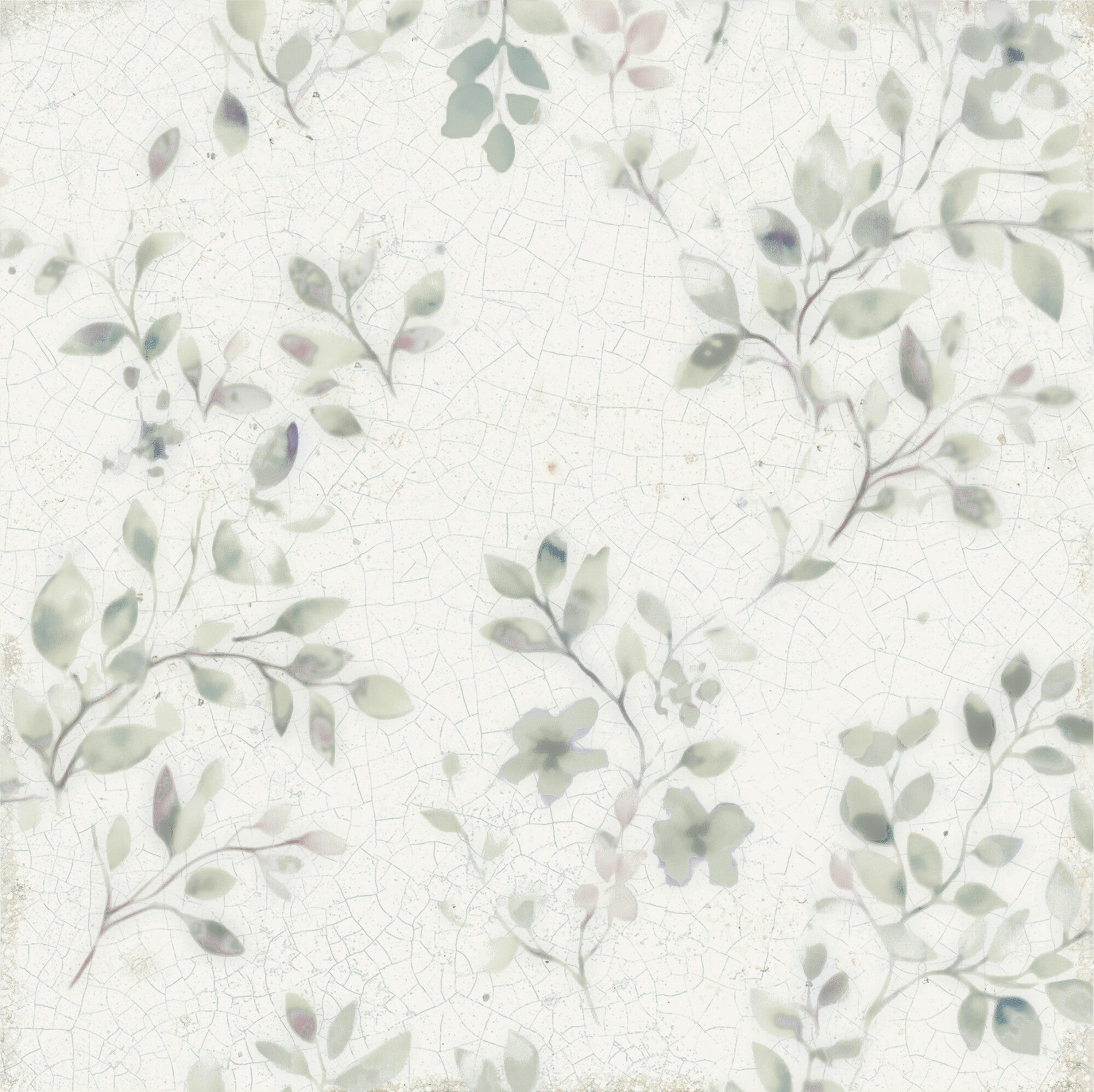 Mayolica Bloom Pattern Wall Tile 15x15cm Gloss Deluxe Bathrooms