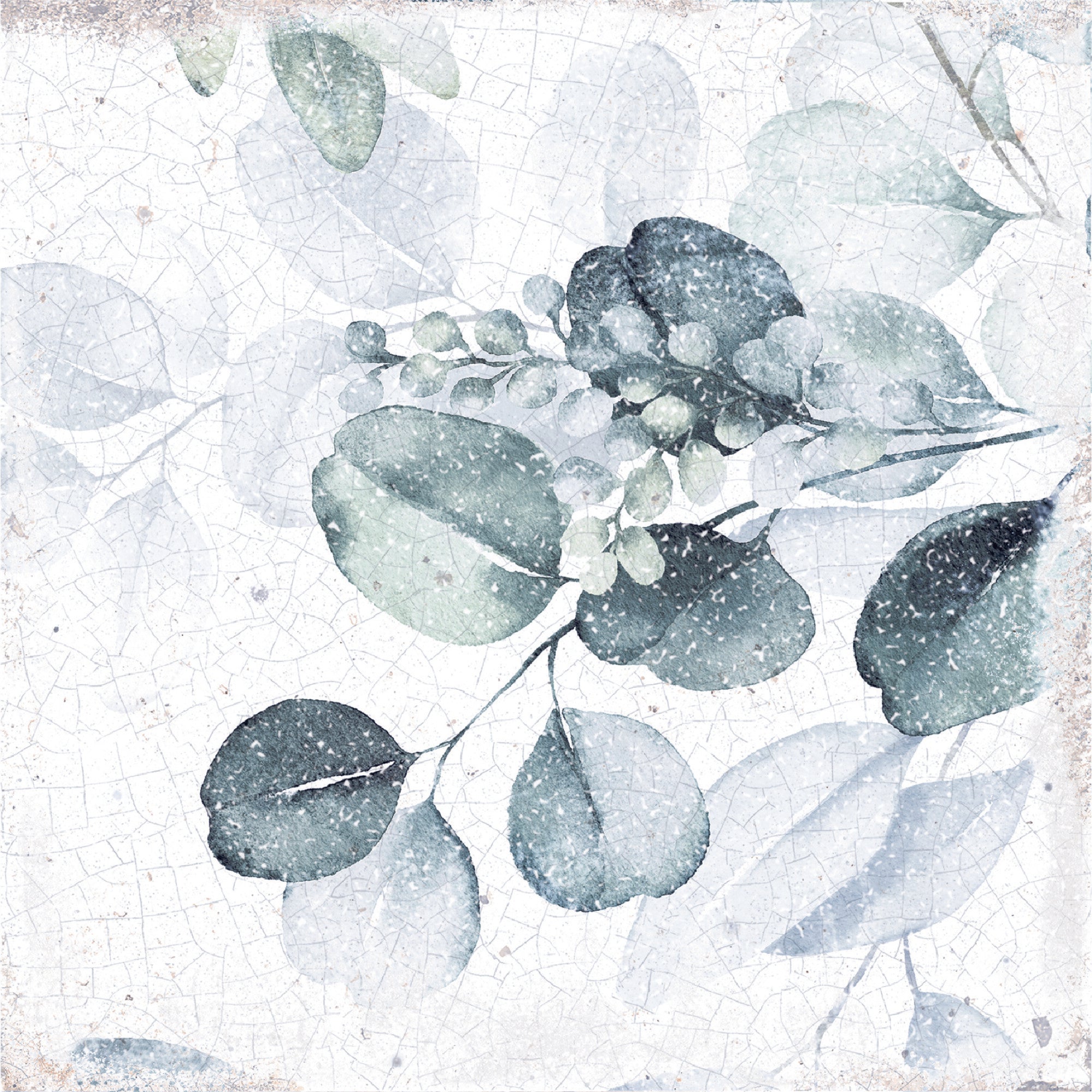 Mayolica Woods Pattern Wall Tile 15x15cm Gloss Deluxe Bathrooms