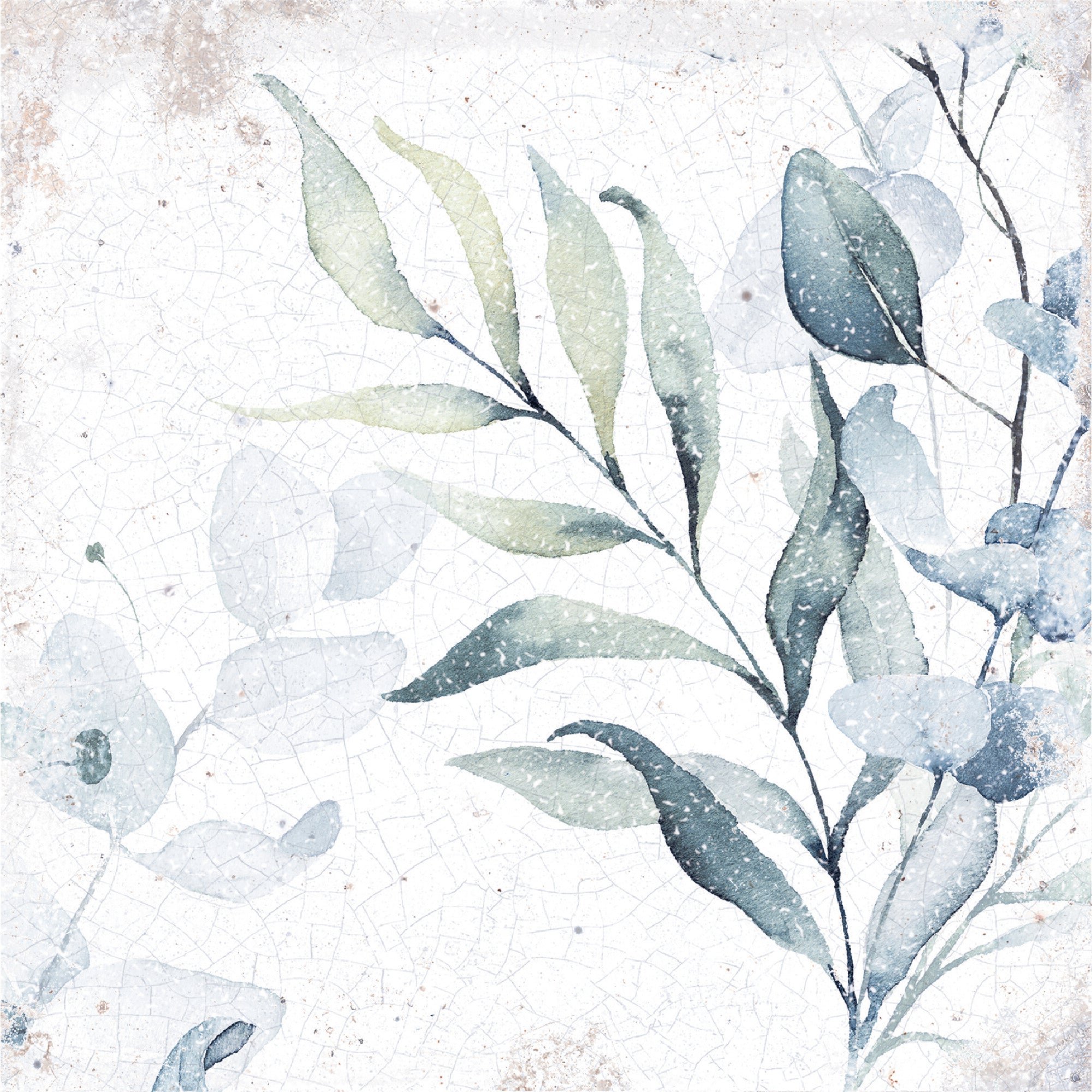 Mayolica Woods Pattern Wall Tile 15x15cm Gloss Deluxe Bathrooms