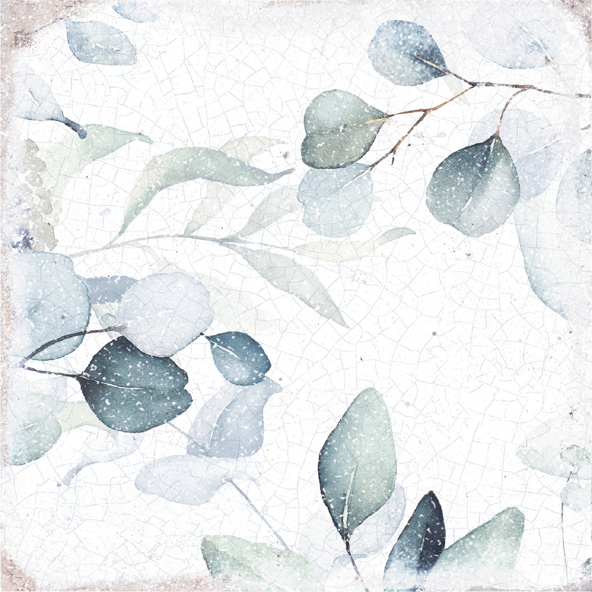 Mayolica Woods Pattern Wall Tile 15x15cm Gloss Deluxe Bathrooms