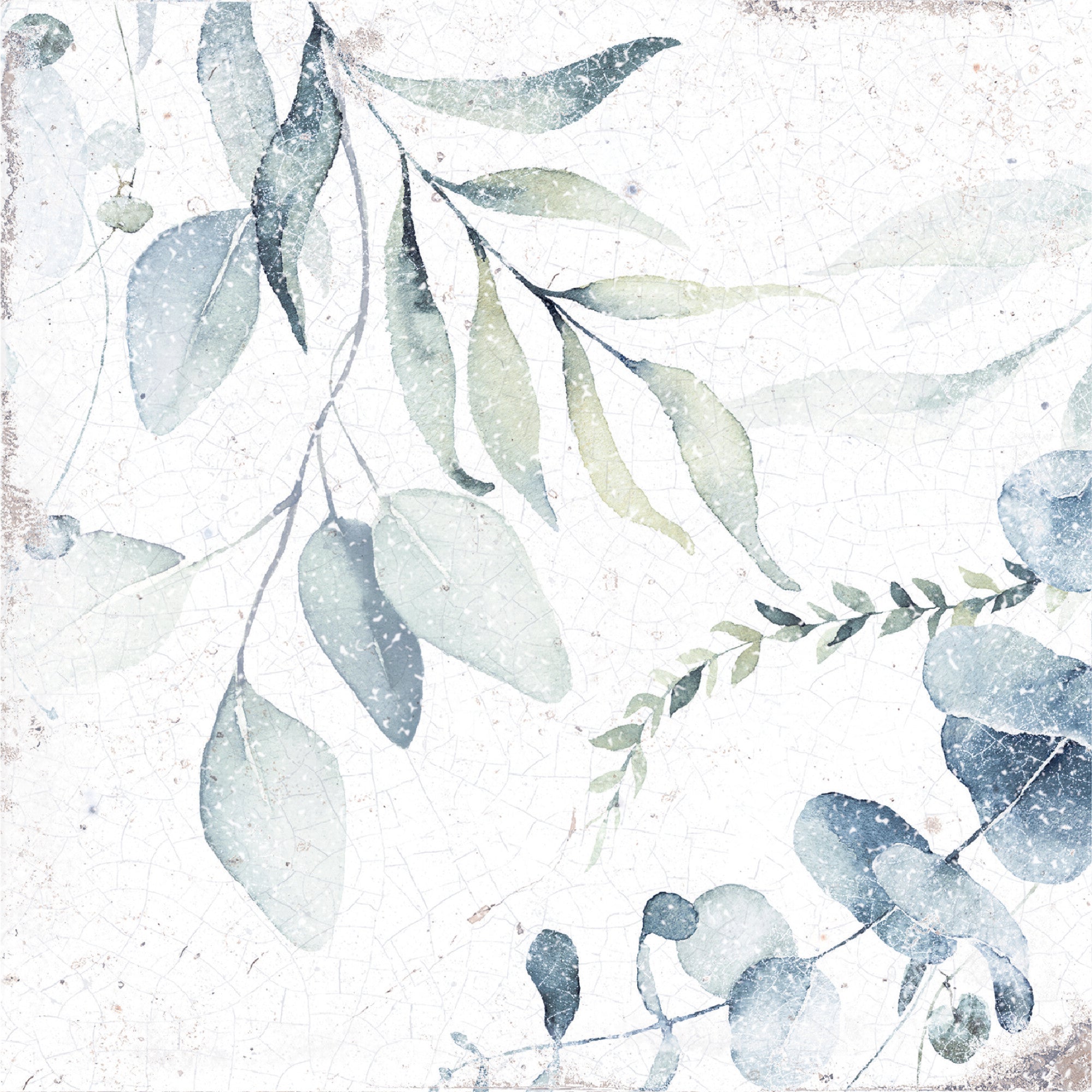 Mayolica Woods Pattern Wall Tile 15x15cm Gloss Deluxe Bathrooms