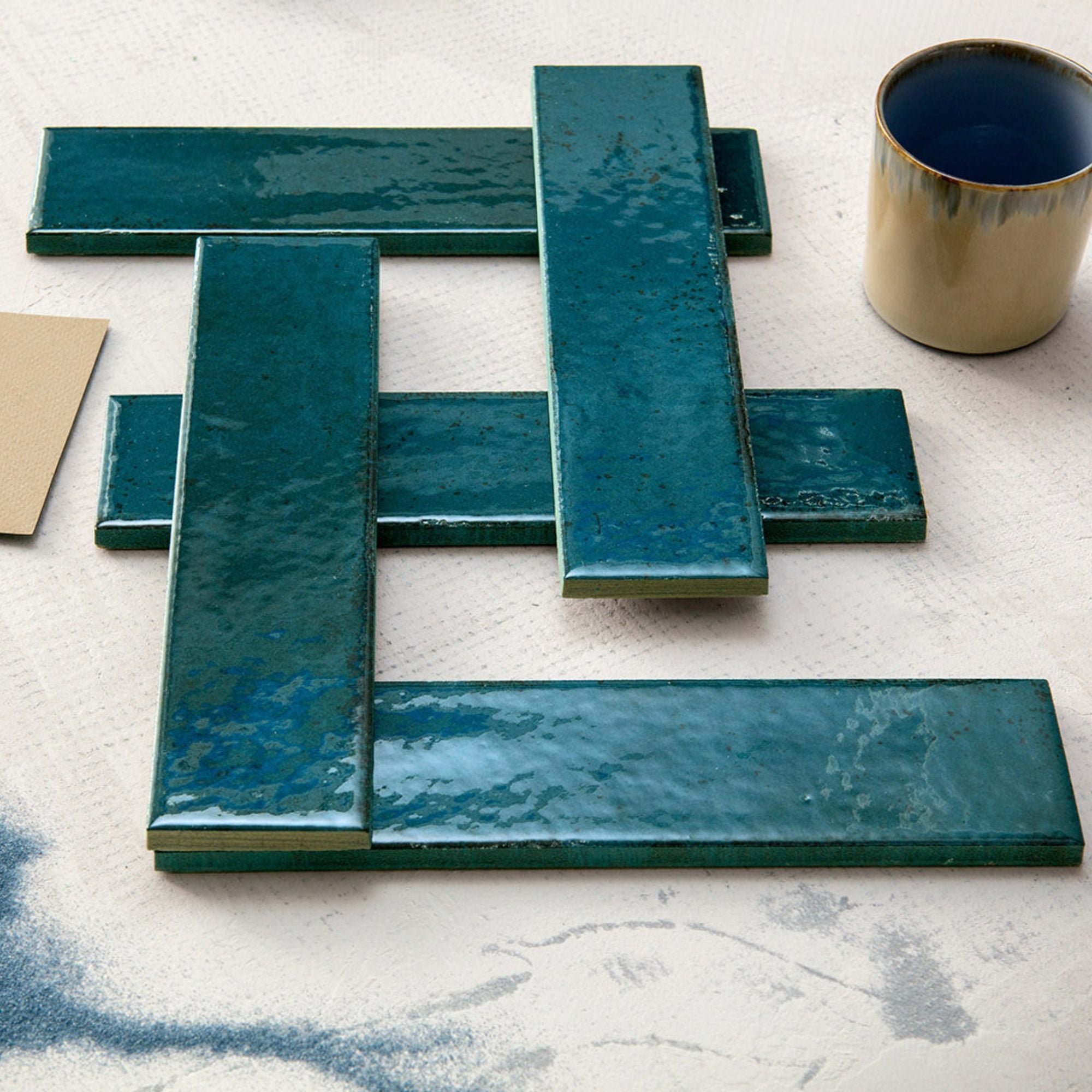 Medina Stagno Porcelain Tile 6x25cm Gloss