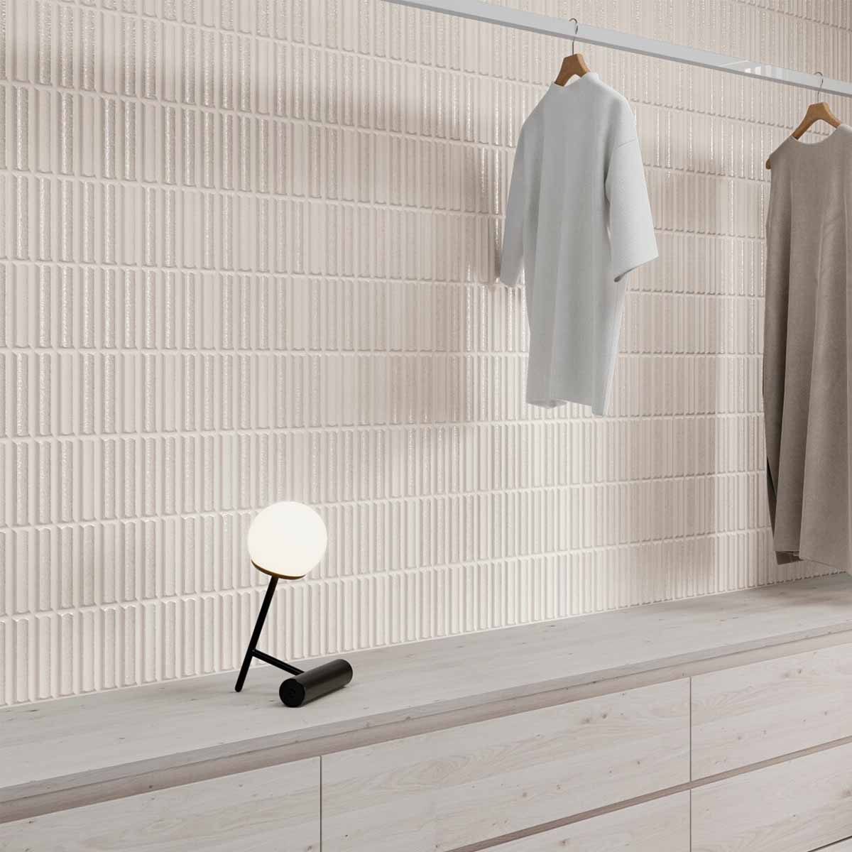 moves silver ceramic decor wall tile 20x40cm matt and gloss