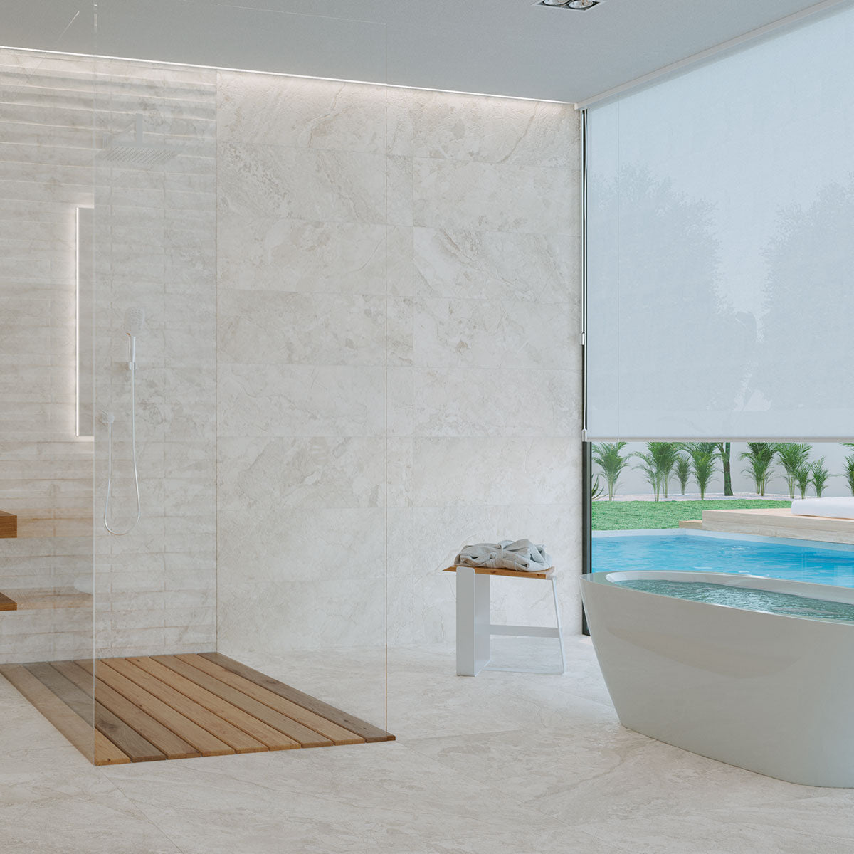dreamy desert 4d marble effect porcelain-tile 100x180cm