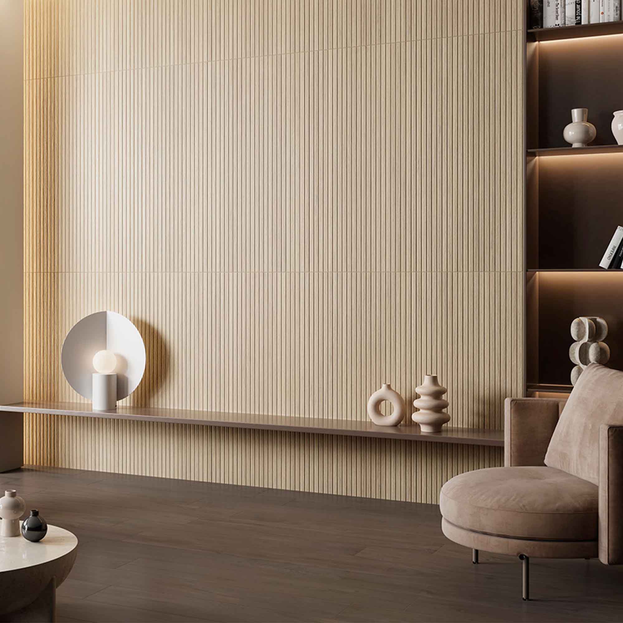 nordic maple slat decor wood effect porcelain tile matt 60x120cm