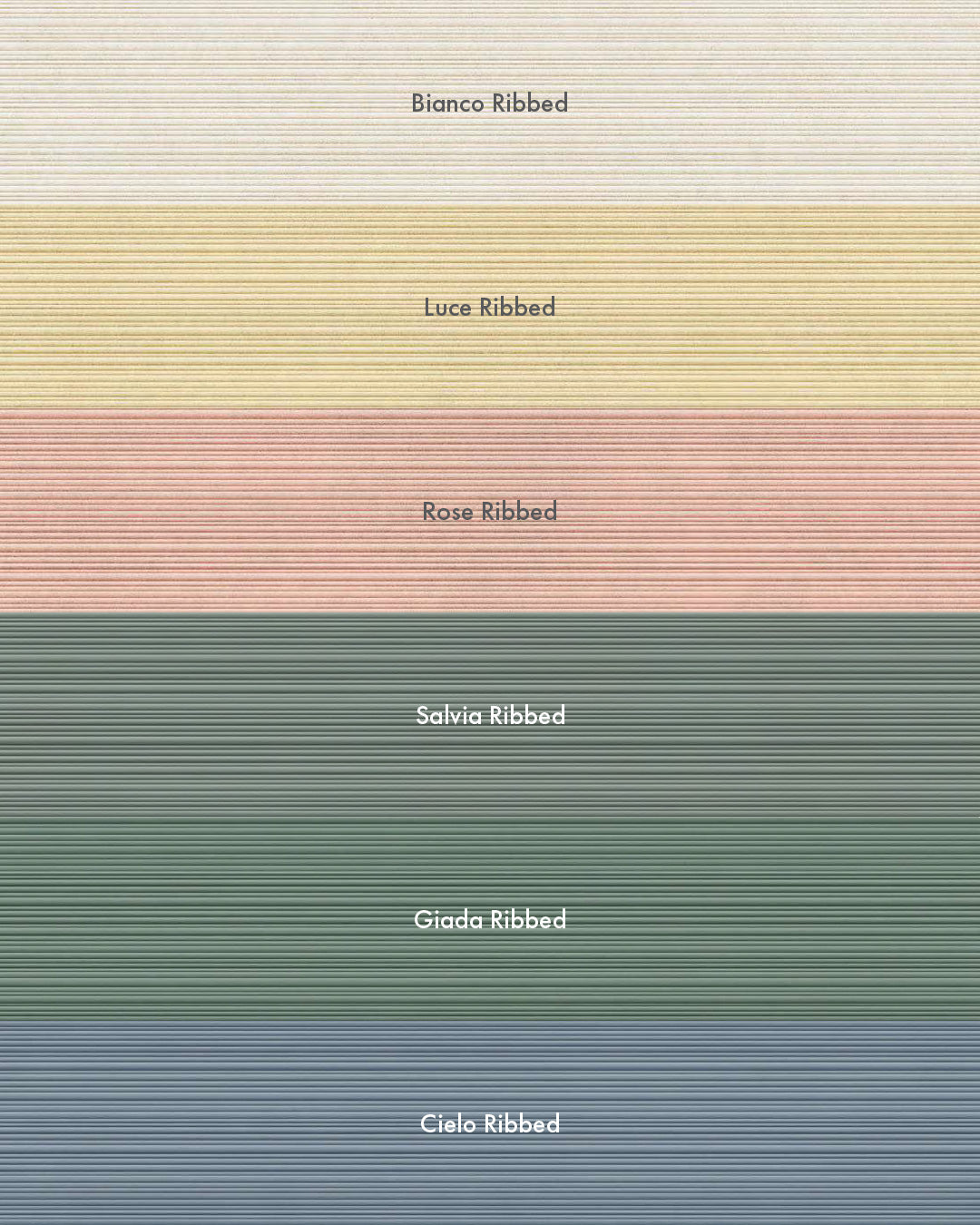 italgraniti nuances ribbed colour range