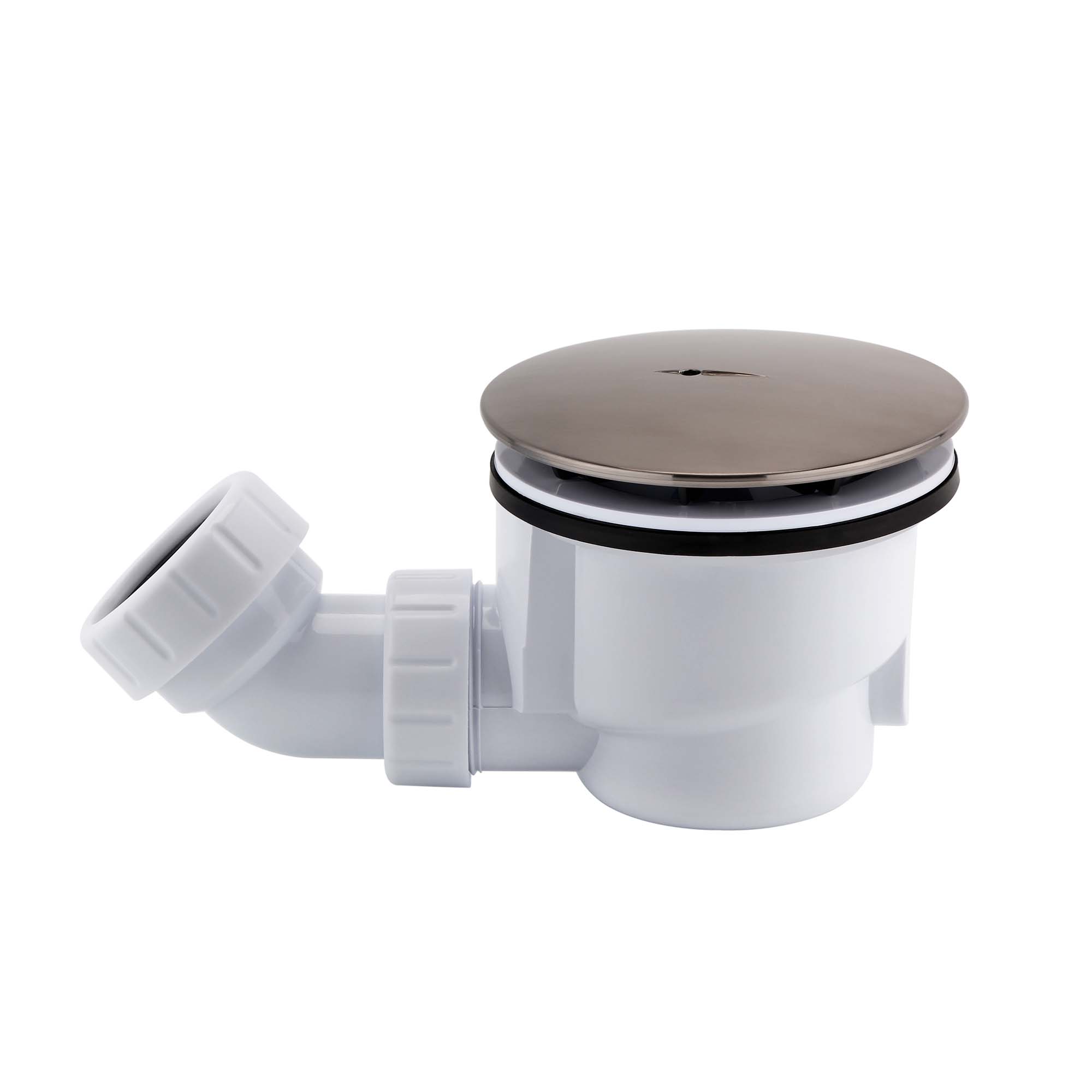 premium 90mm high flow shower waste gunmetal