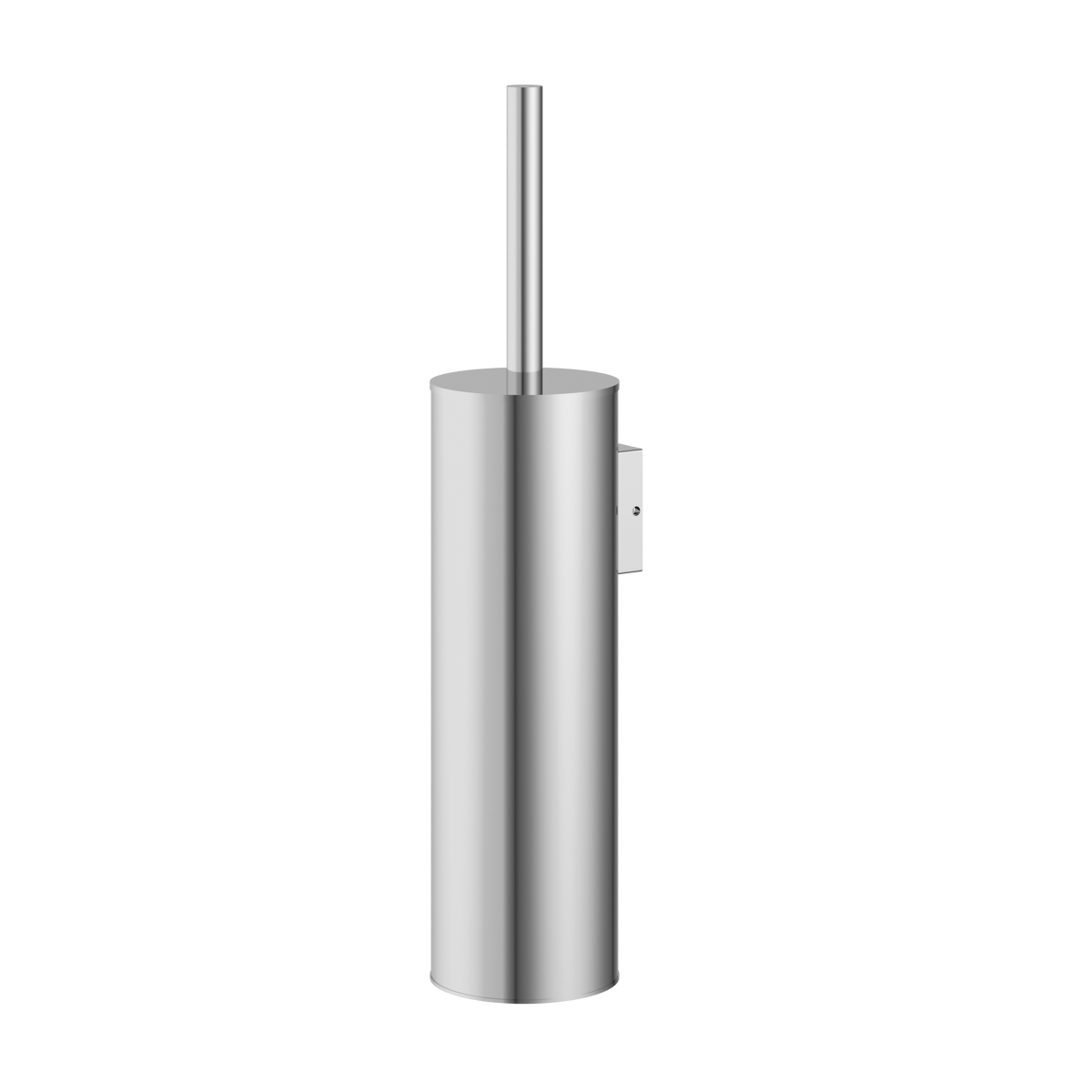 Rensa Wall-Mounted Toilet Brush Holder (with Brush) in chrome finish, supplied by Deluxe Bathrooms.