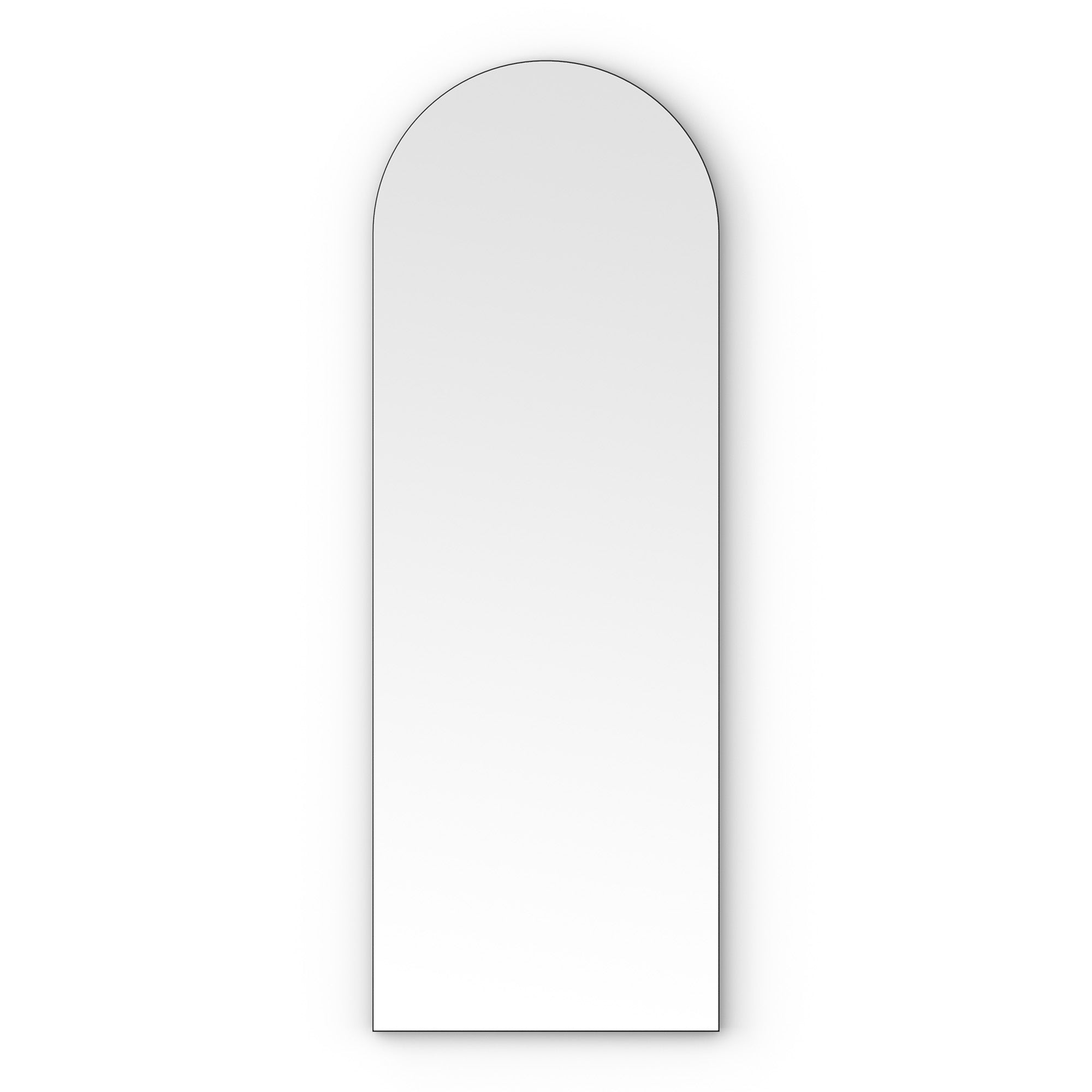 shore arch bathroom mirror 50x140 black