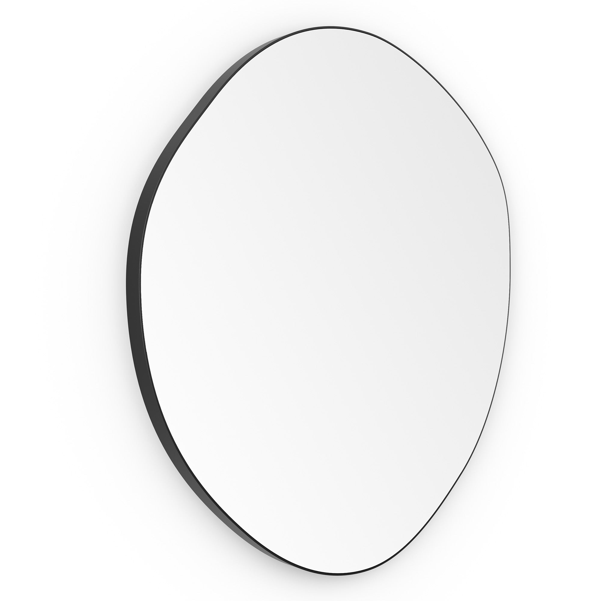shore organic bathroom mirror 60 black