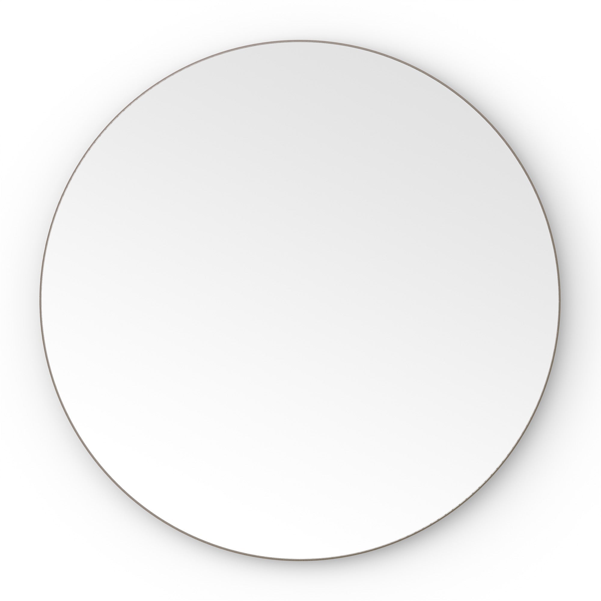 shore round bathroom mirror 60 brushed bronze