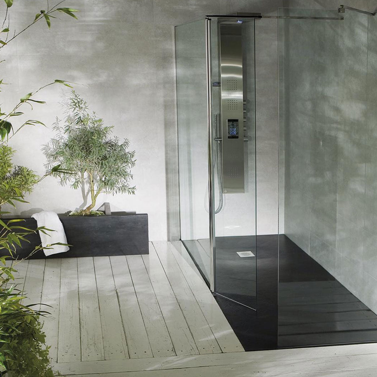 SolidSoft Flexible Soft Shower Tray Rectangular