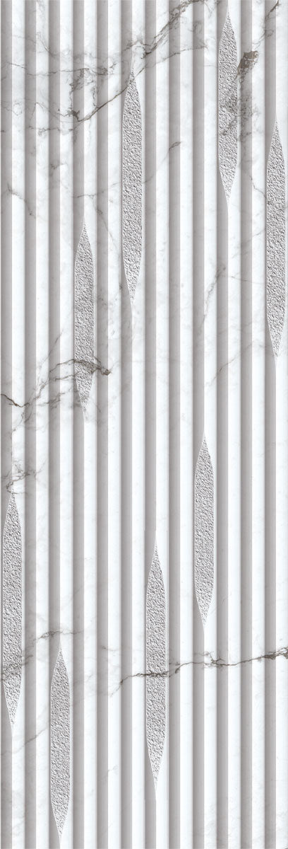 sublime iceberg marble effect decor ceramic tile 33x100cm