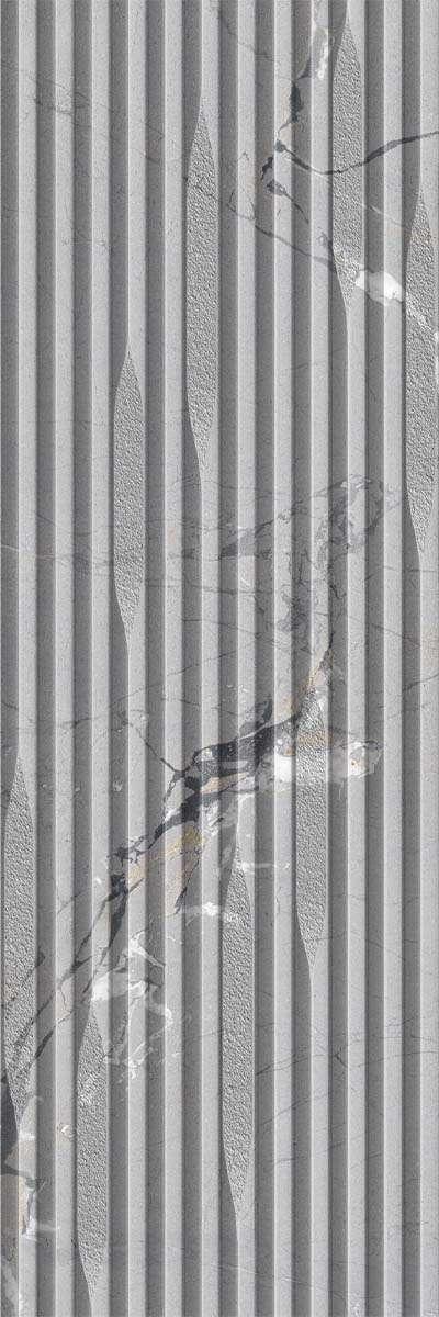 sublime thunder marble effect decor ceramic tile 33x100cm