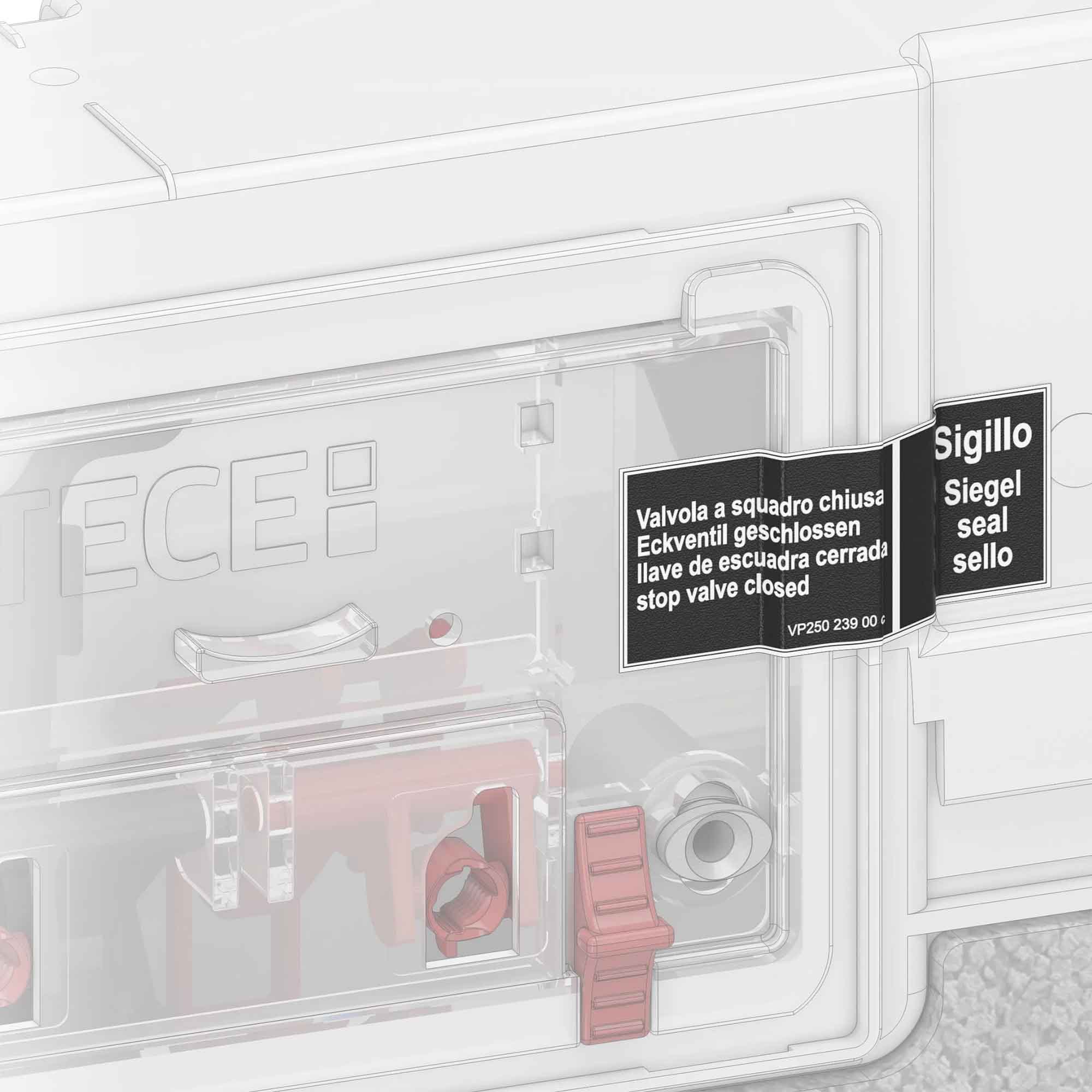 tece profil wall hung toilet support frame with slim concealed octa cistern 1120mm