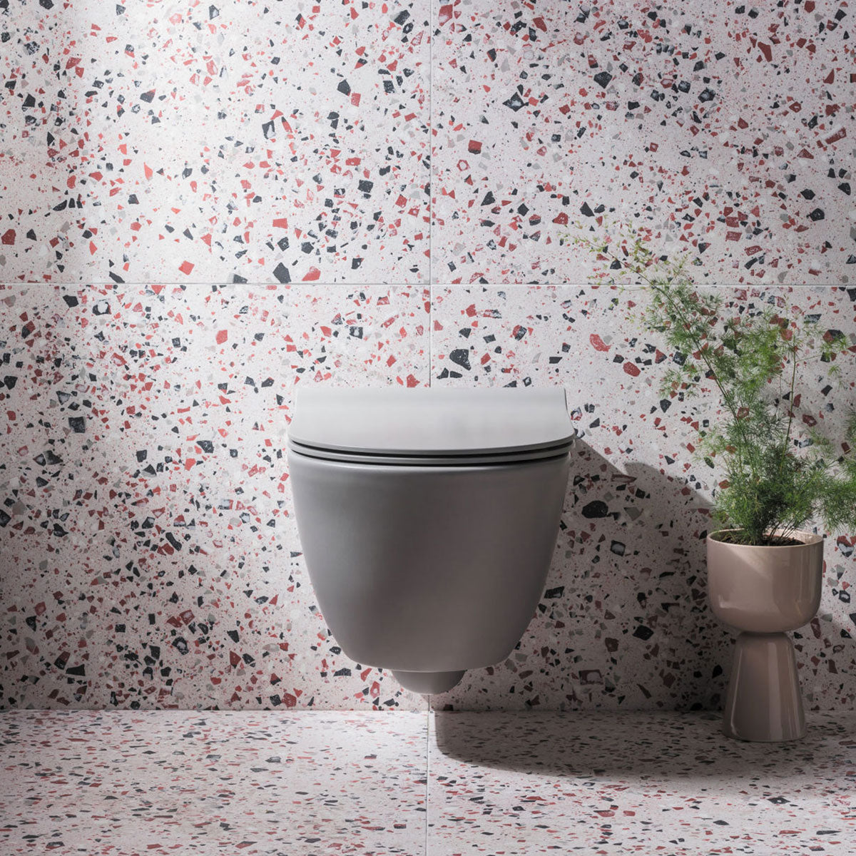 Terrazzo Lusso Coral Porcelain Tile Matt 60 x 60cm