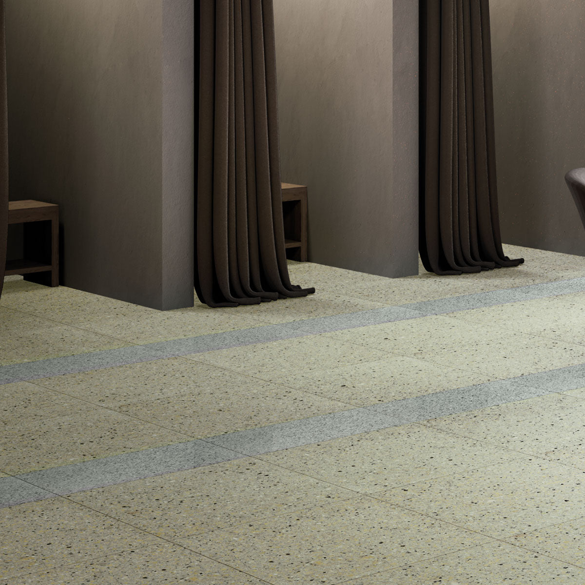 Terrazzo Lux Yellow Full-Bodied Porcelain Tile Matt 60 x 60cm